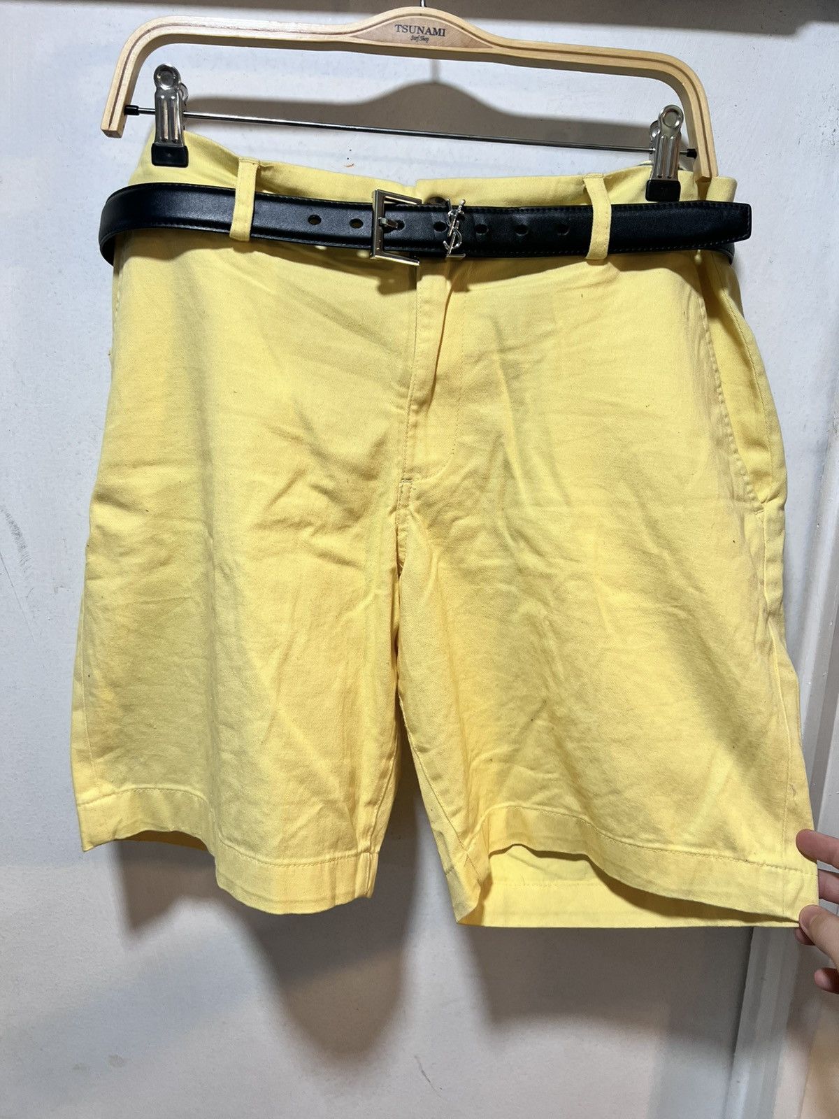 Chaps Yellow Modest Chaps shorts Size US 32 / EU 48 - 2 Thumbnail