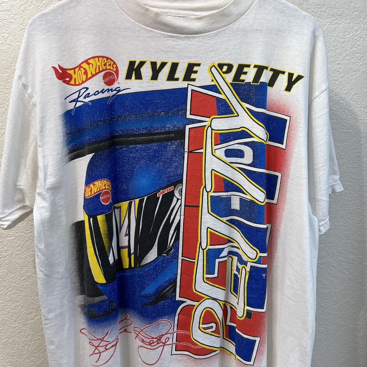 NASCAR × Vintage 1997 Kyle Petty NASCAR Hot Wheels Racing T-shirt AOP Size US XL / EU 56 / 4 - 2 Thumbnail