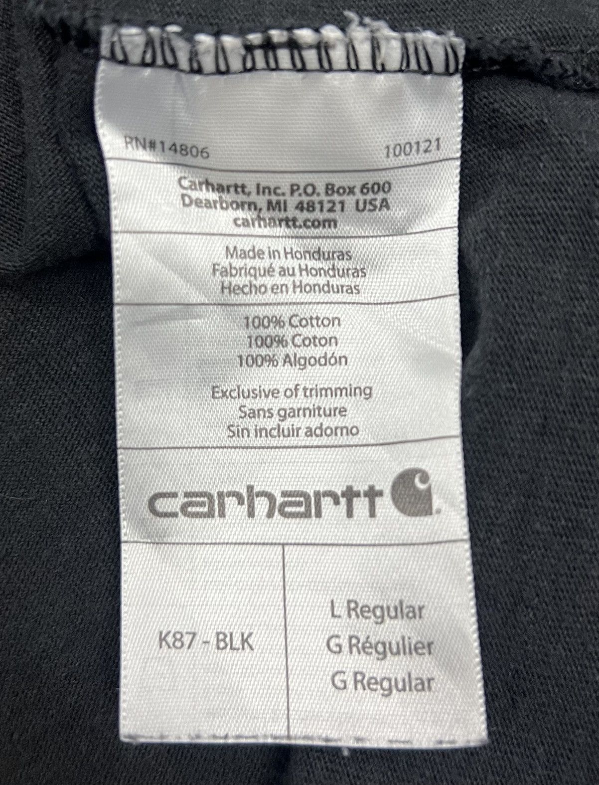 Carhartt × Vintage VINTAGE CARHATT ORIGINAL FIT SHIRT Size US L / EU 52-54 / 3 - 9 Thumbnail
