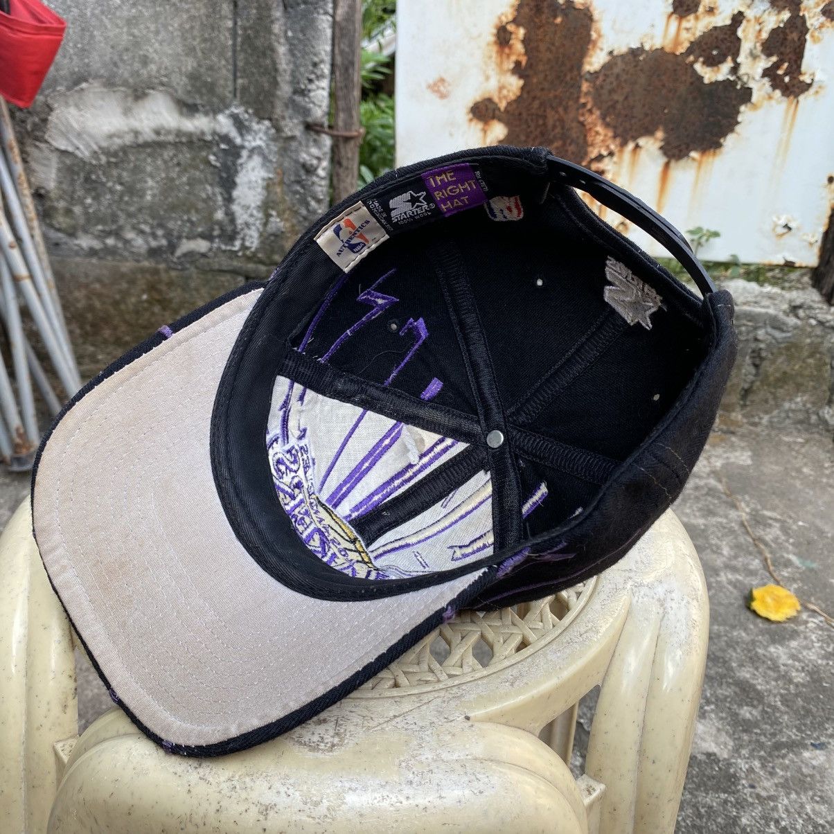 NBA 90’s VINTAGE RARE LA LAKERS COLLISION SNAPBACK BY STARTER Size ONE SIZE - 8 Thumbnail