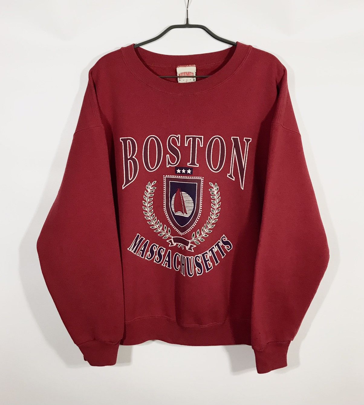 Nutmeg Vintage Boston Massachusetts Sweatshirt Size US XL / EU 56 / 4 - 2 Thumbnail
