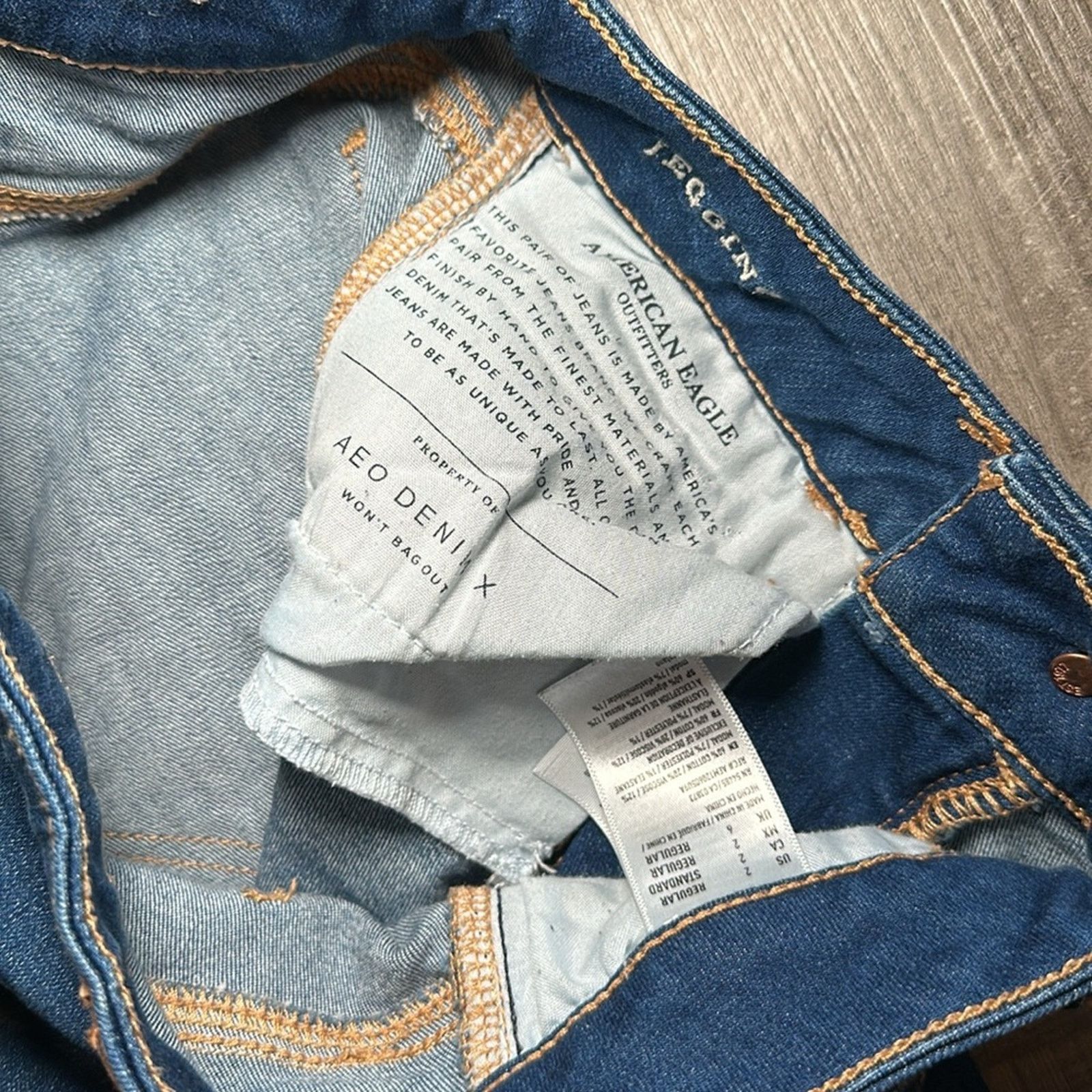 American Eagle Outfitters American Eagle Super Stretch X Jegging Jeans - 2 Size 26" / US 2 / IT 38 - 7 Thumbnail