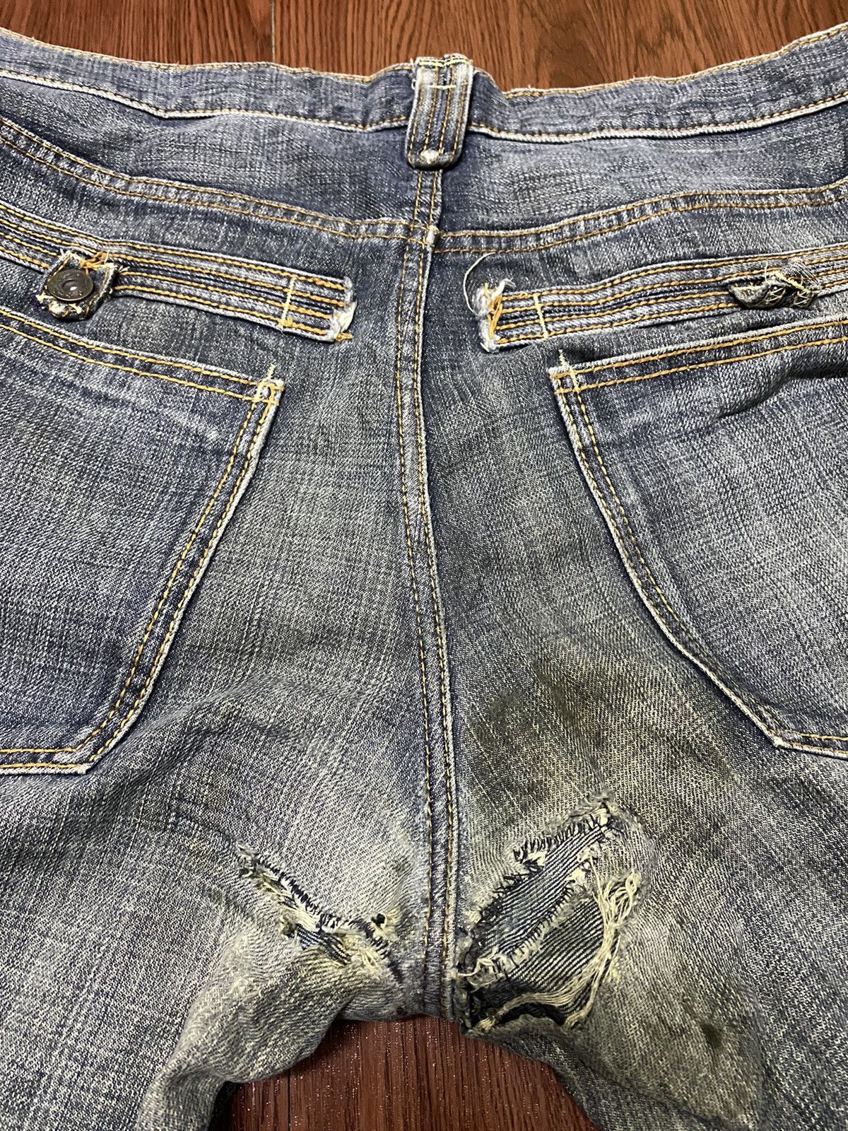 Japanese Brand Vintage Japanese Brands Blue Faded Washed Baggy Jeans Size US 38 / EU 54 - 6 Thumbnail