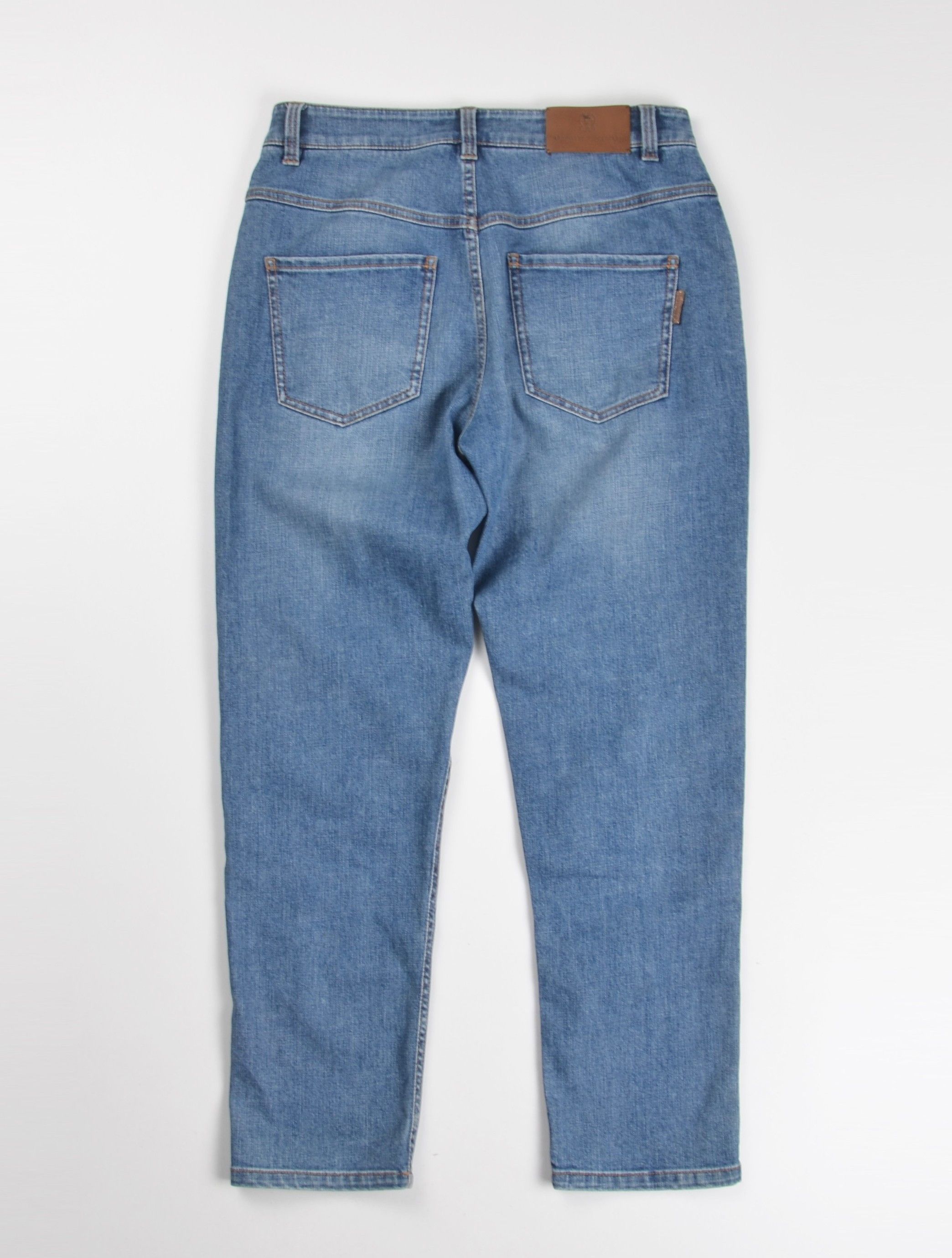 Brunello Cucinelli Brunello Cucinelli Blue The Boyish Tapered Hem Denim Jeans Size 30" / US 8 / IT 44 - 2 Thumbnail