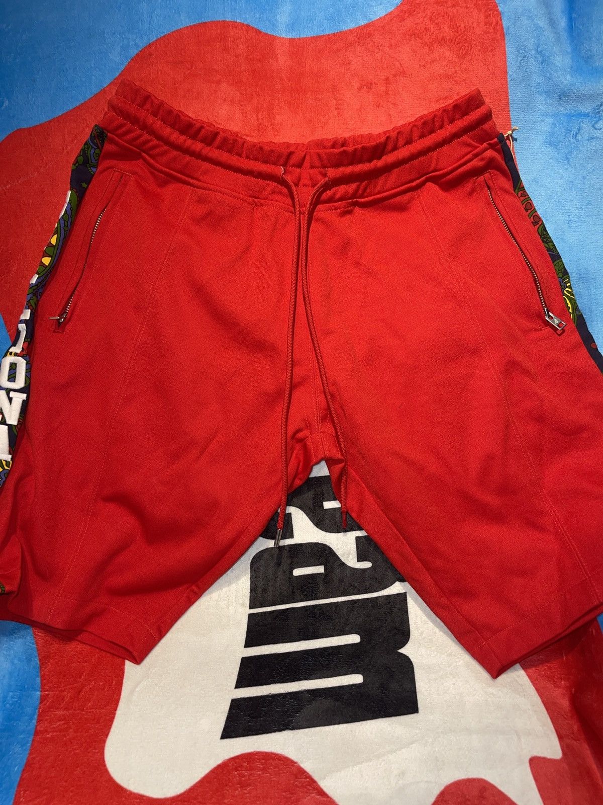 image of Billionaire Boys Club Bb Pilot Short in Red, Men's (Size 30)