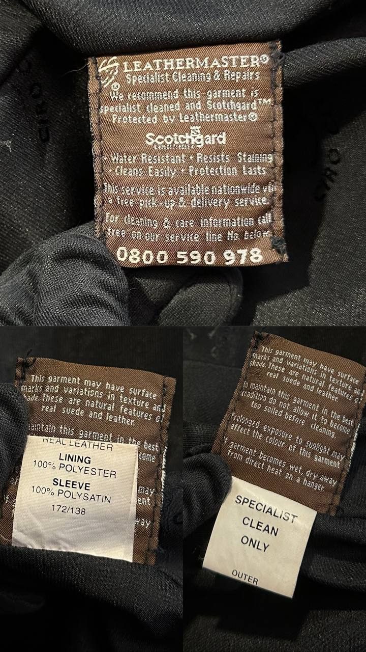 Vintage Ciro Citterio Mens Real Leather Jacket Vintage brutal legend Size US S / EU 44-46 / 1 - 12 Thumbnail