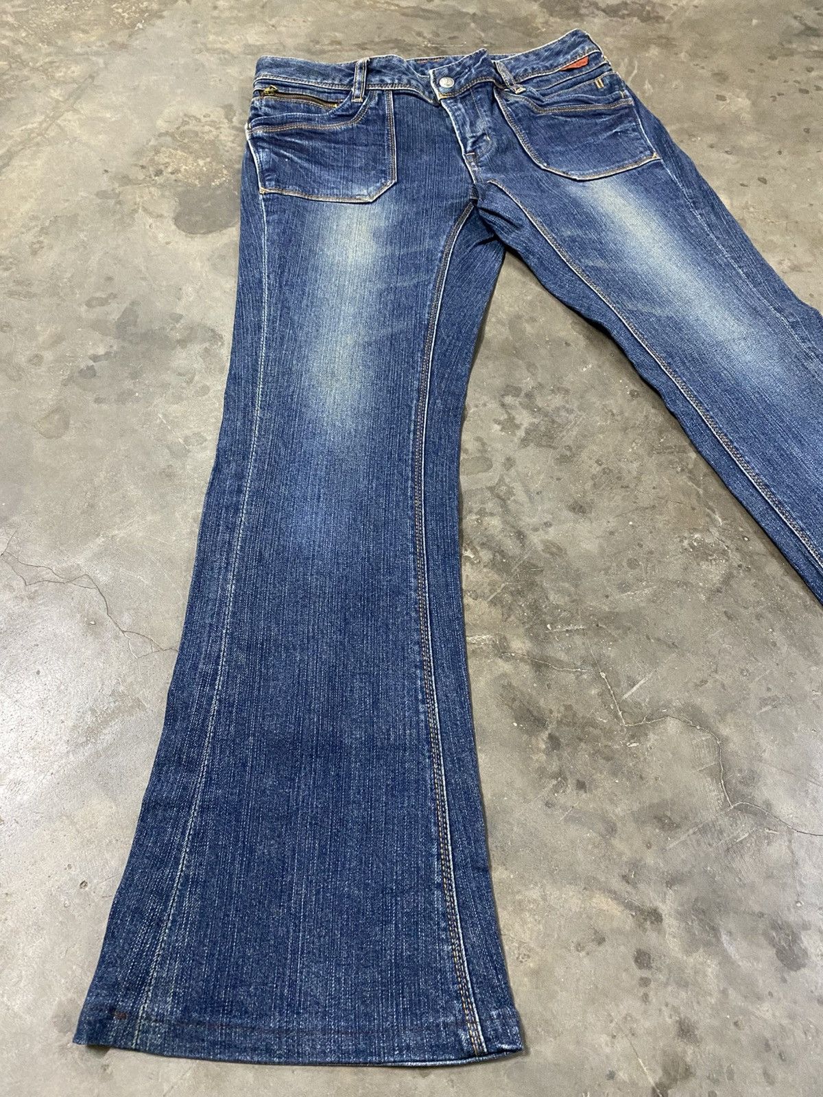 Hysteric Glamour × If Six Was Nine × Japanese Brand Flare Jeans Japan Georgia Love Jeans @255 Size US 31 - 1 Thumbnail