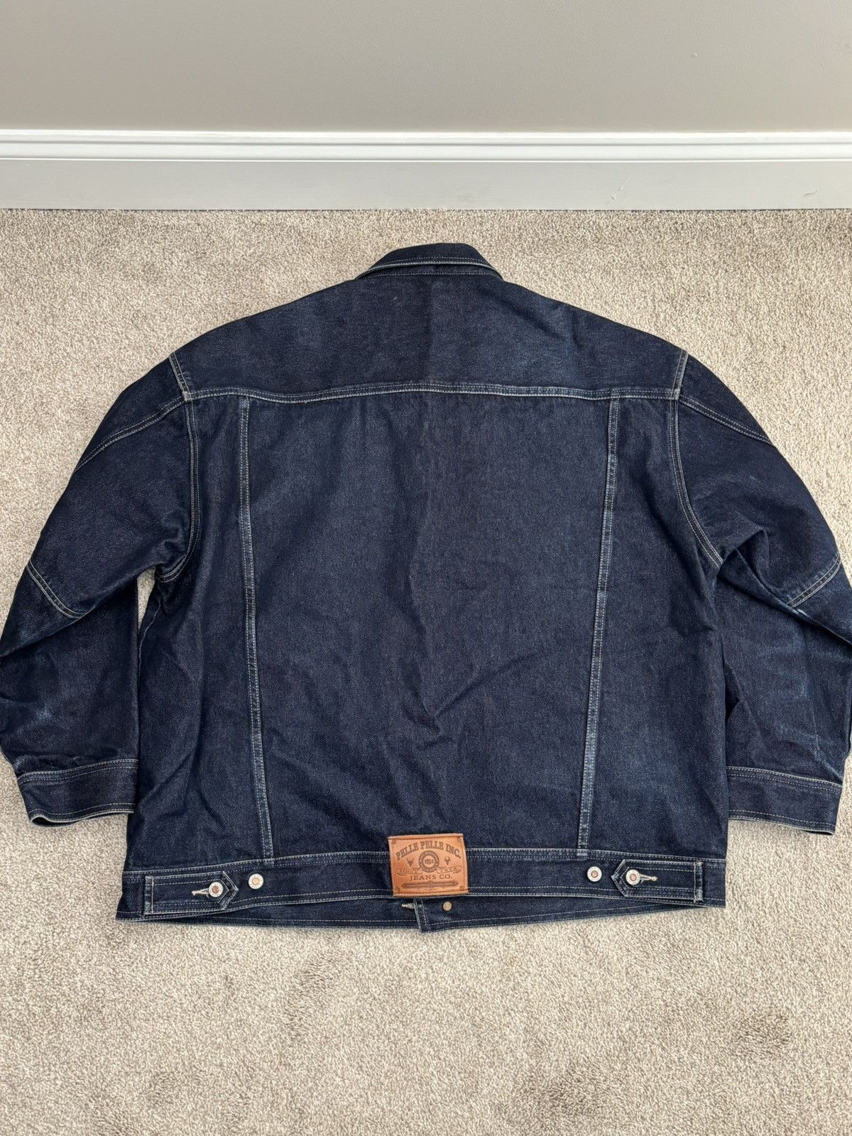 Pelle Pelle Vintage Pelle Pelle Denim Jacket Size US XXL / EU 58 / 5 - 3 Thumbnail