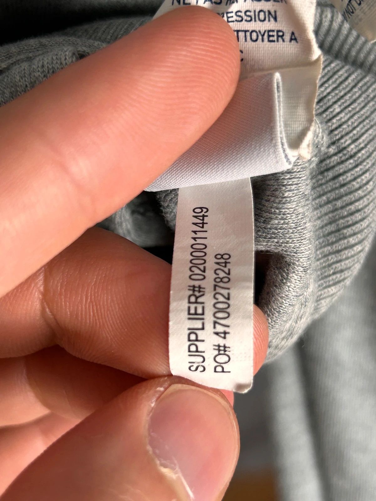 Polo Ralph Lauren Zip sweatshirt Polo Ralph Lauren gray mini logo pony Size US S / EU 44-46 / 1 - 9 Thumbnail