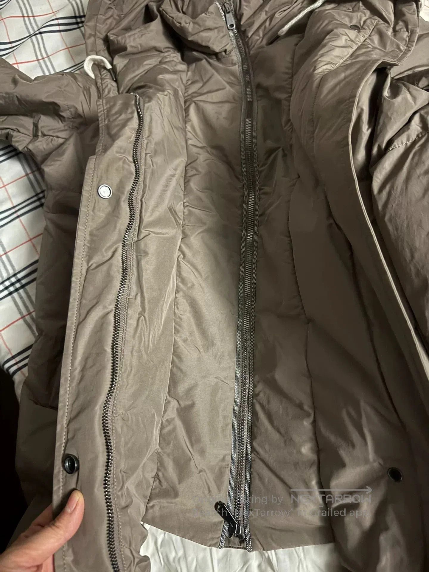 Brunello Cucinelli Brunello Cucinelli Long Hooded Down Coat. Size US M / EU 48-50 / 2 - 8 Thumbnail
