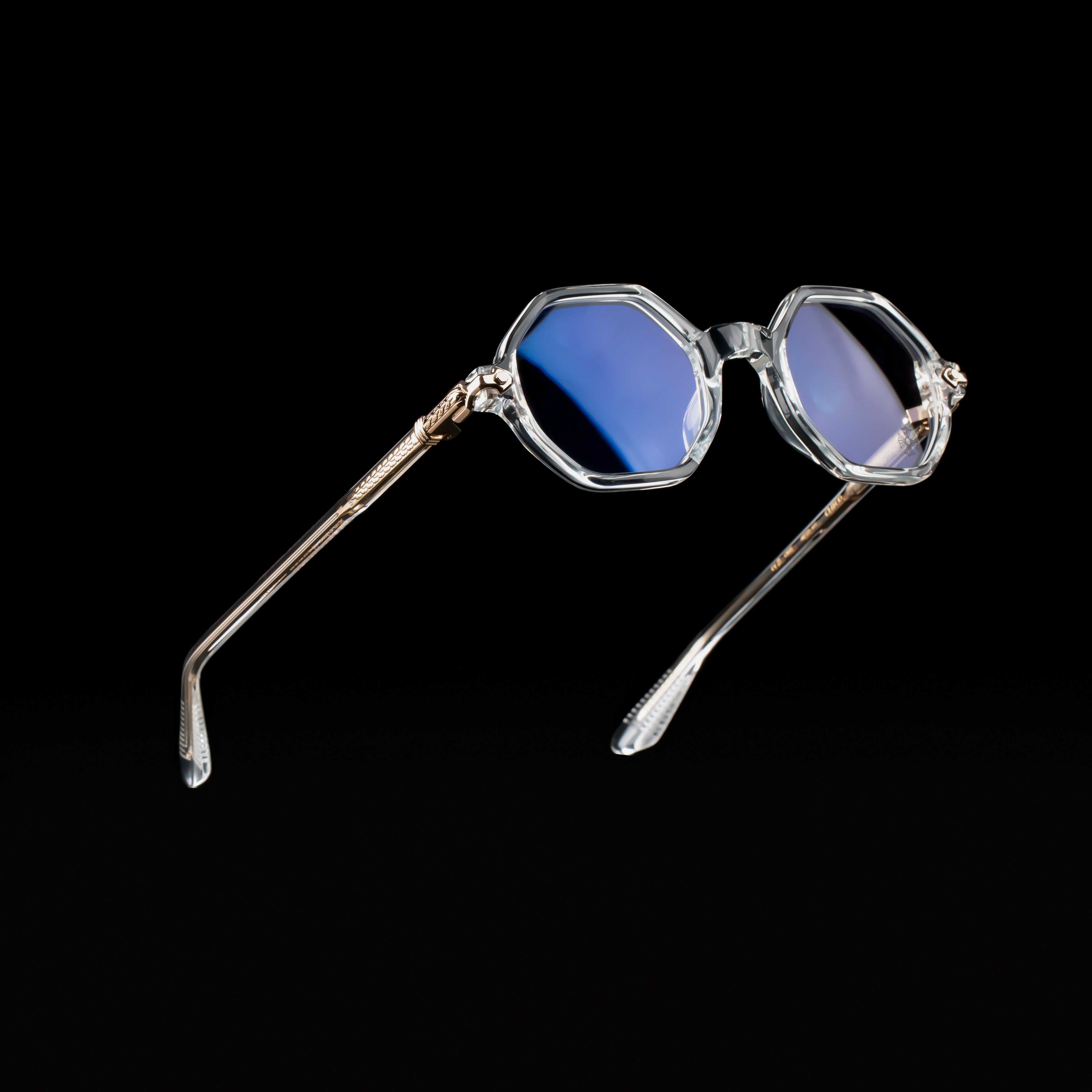 Chrome Hearts CHROME HEARTS CLITCO CRYSTAL GLASSES Size ONE SIZE - 1 Thumbnail