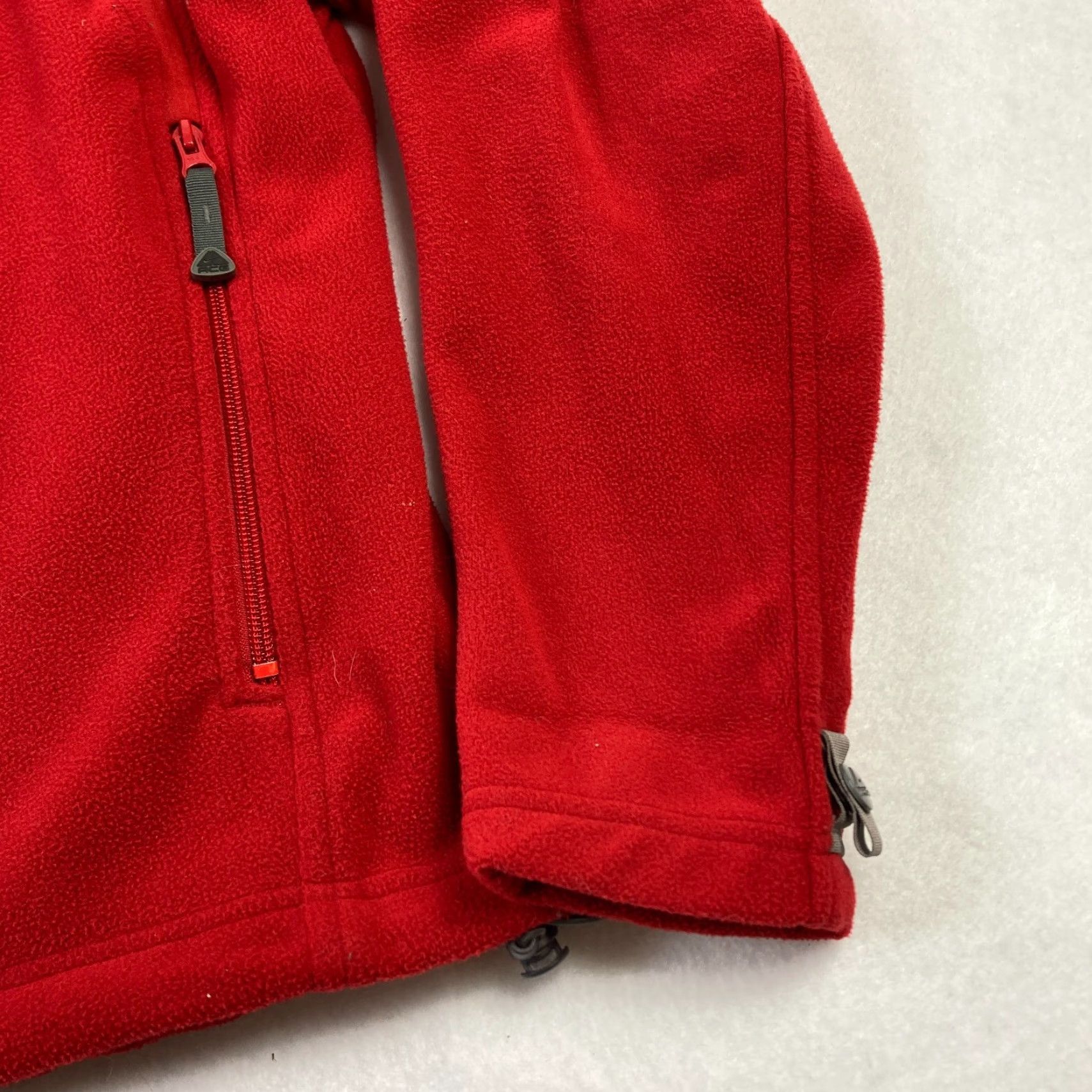 Nike Nike ACG Therma-Fit Jacket Women's Large Red Fleece Full Zip Long Sleeve Coat Size L / US 10 / IT 46 - 3 Thumbnail