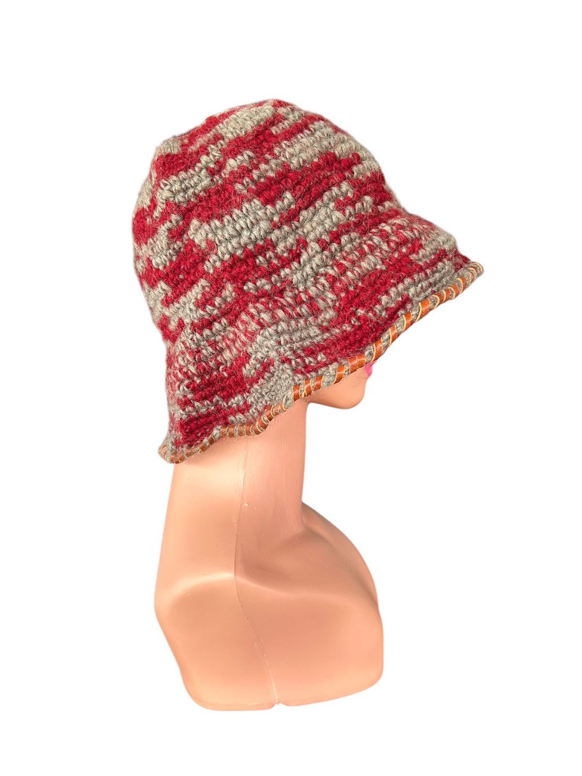 Japanese Brand × Kapital × Vintage Crochet Knitted Handmade Bucket Hats Size ONE SIZE - 4 Thumbnail