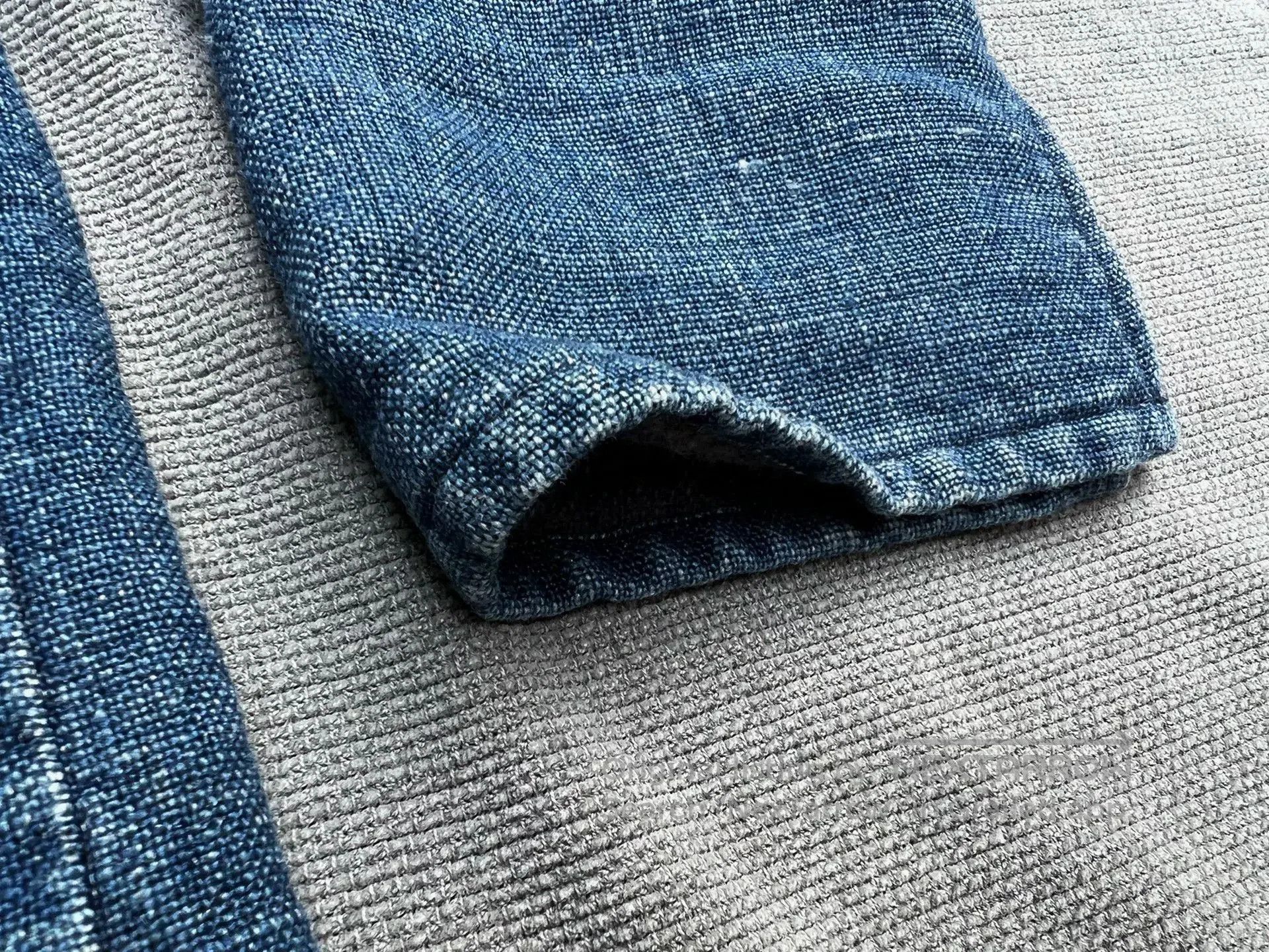 Soulive Japanese Blue Linen Kimono Style Garment. Size US S / EU 44-46 / 1 - 5 Thumbnail