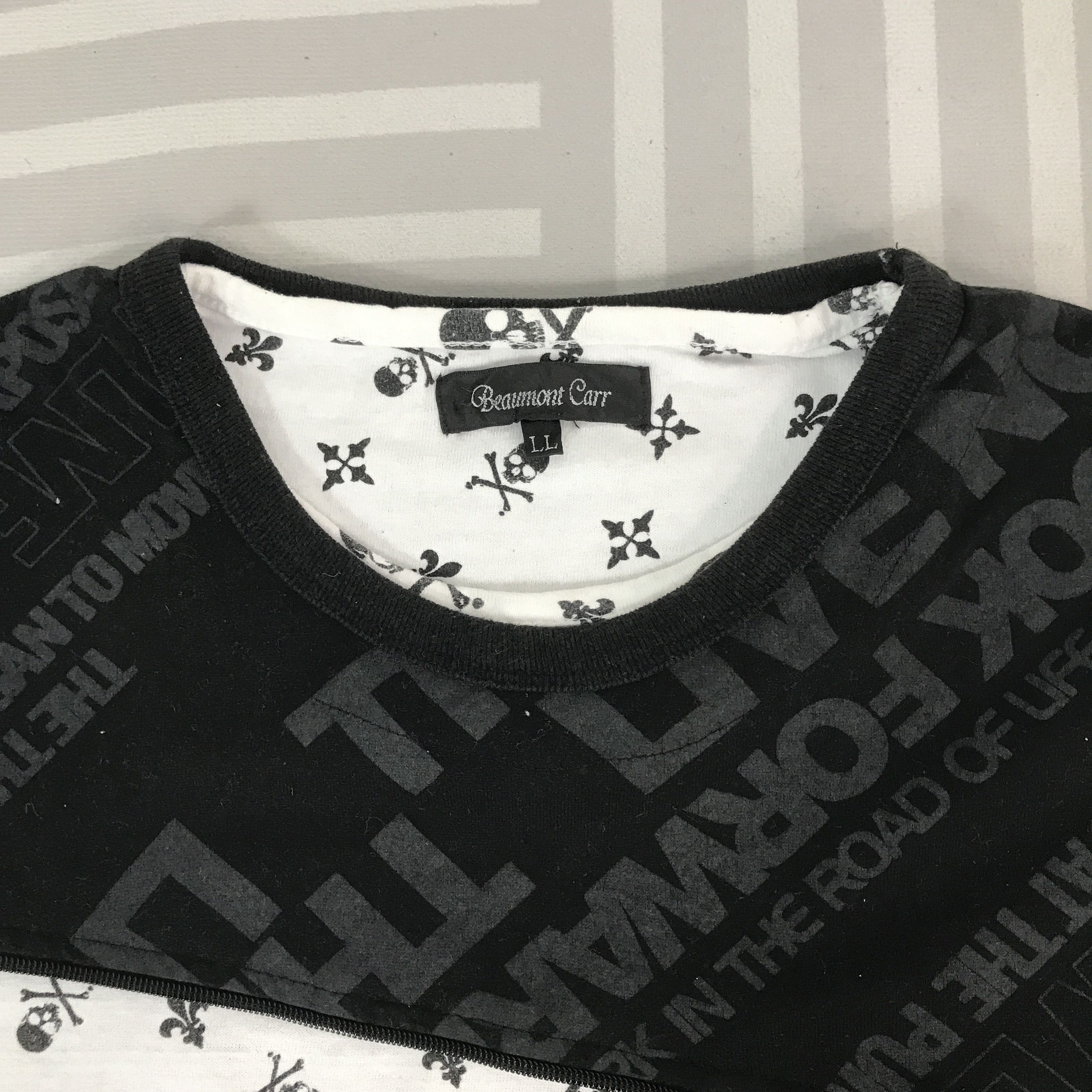 Japanese Brand Vintage Beaumont Carr design Gothic punk T-Shirt Size US L / EU 52-54 / 3 - 6 Thumbnail