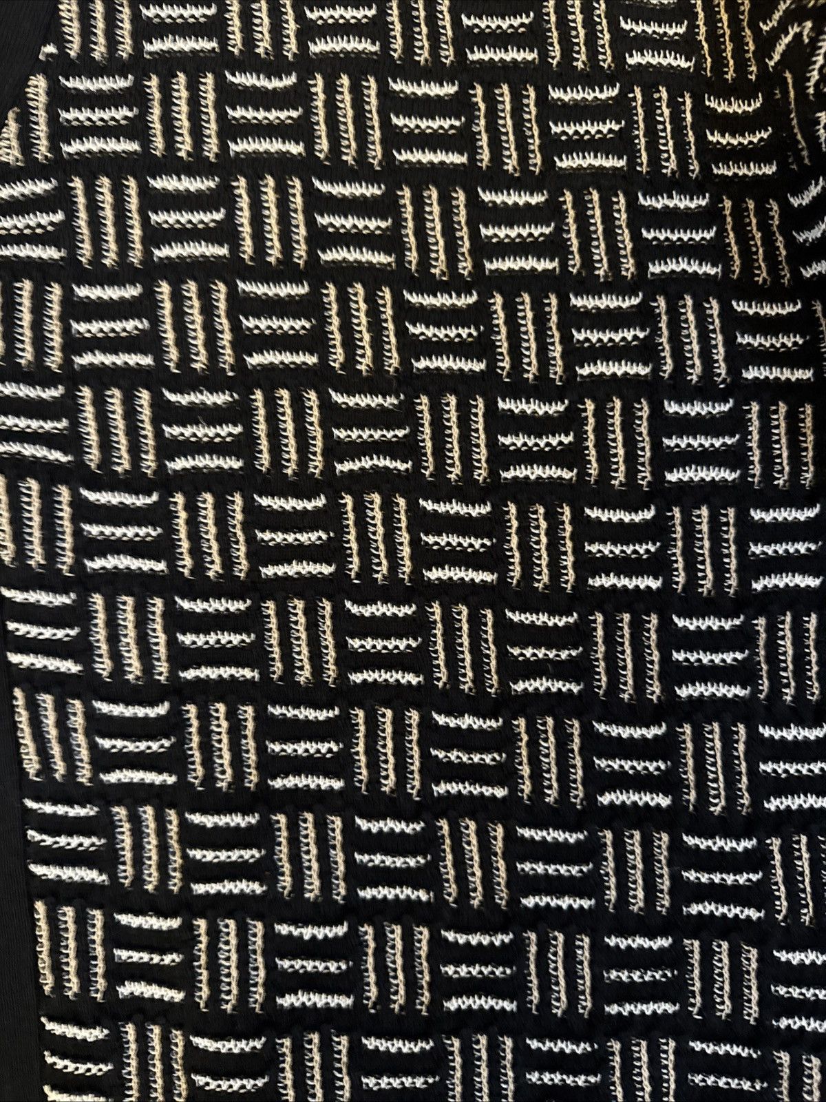 Edifice Japan 417 Edifice Black Patterned Cardigan (Size Large) Size US L / EU 52-54 / 3 - 3 Thumbnail