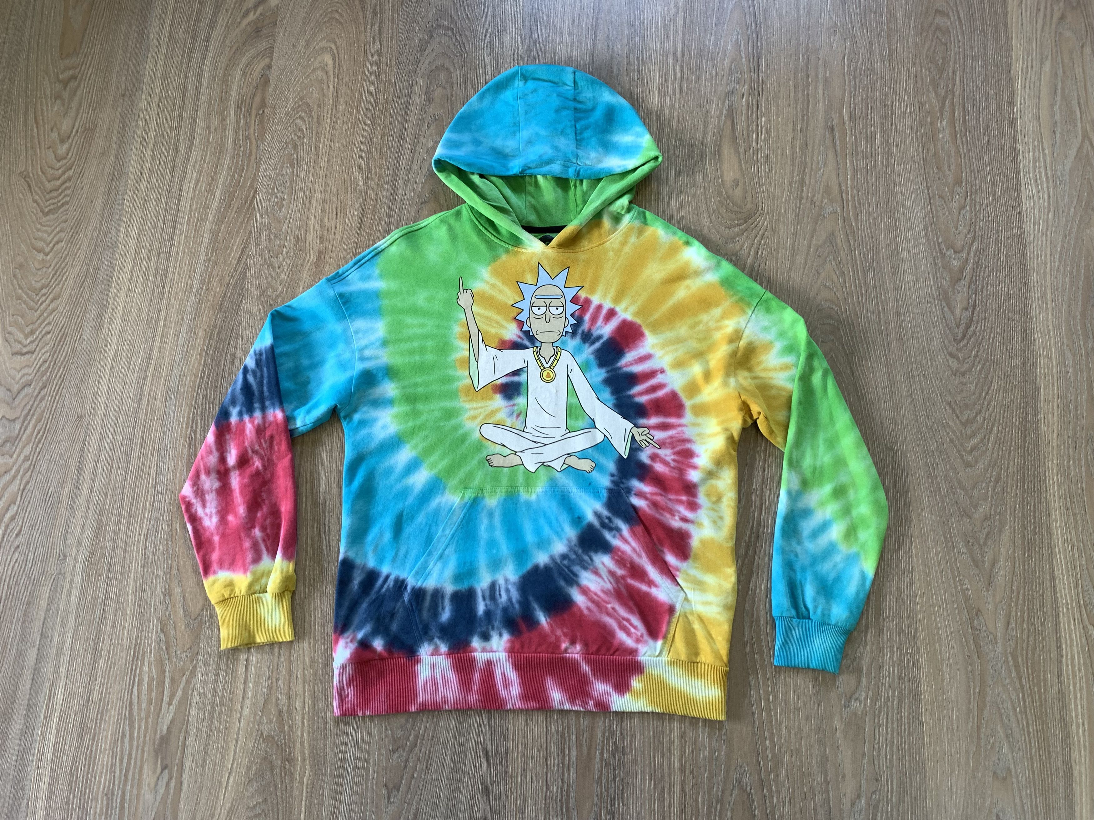 Cartoon Network Streetwear Rick and Morty Tie Dye Hoodie Grailed