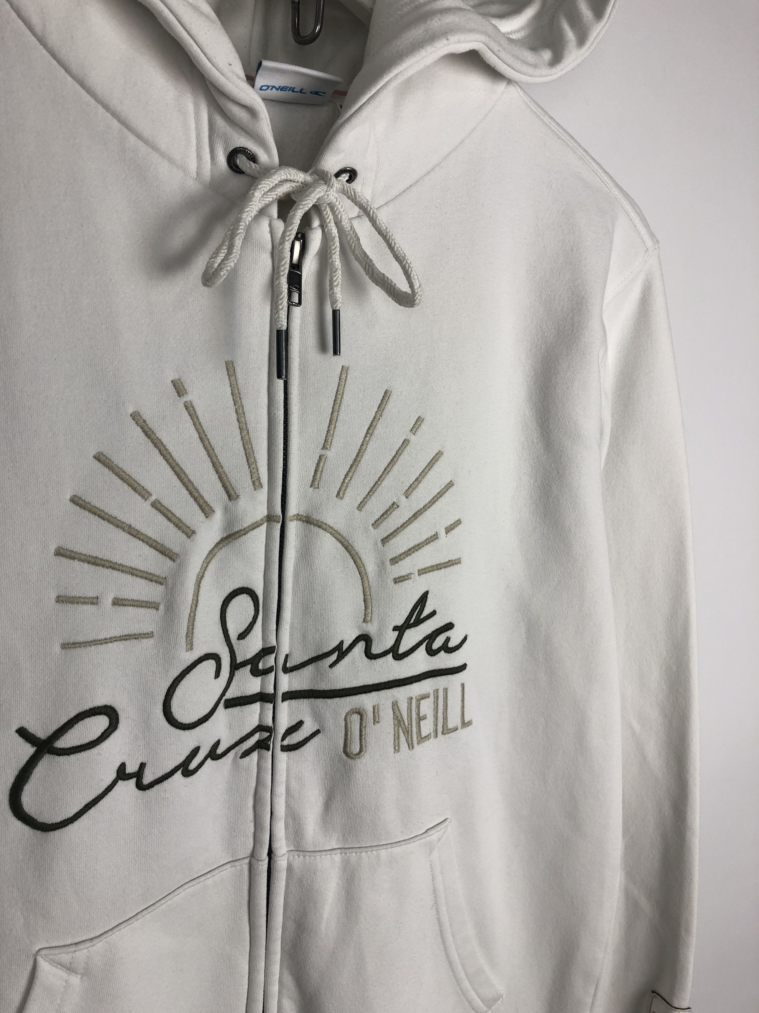 O'Neill Oneil x Santa Crus Zip Hoodie Jacket White size S Size US S / EU 44-46 / 1 - 4 Thumbnail