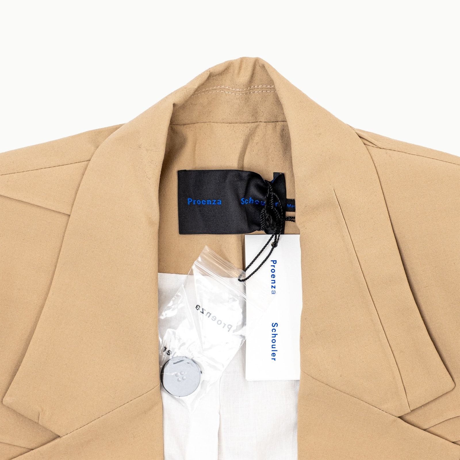 Proenza Schouler Proenza Schouler Lightweight Tech Suiting Blazer Khaki Sand Size S / US 4 / IT 40 - 5 Thumbnail