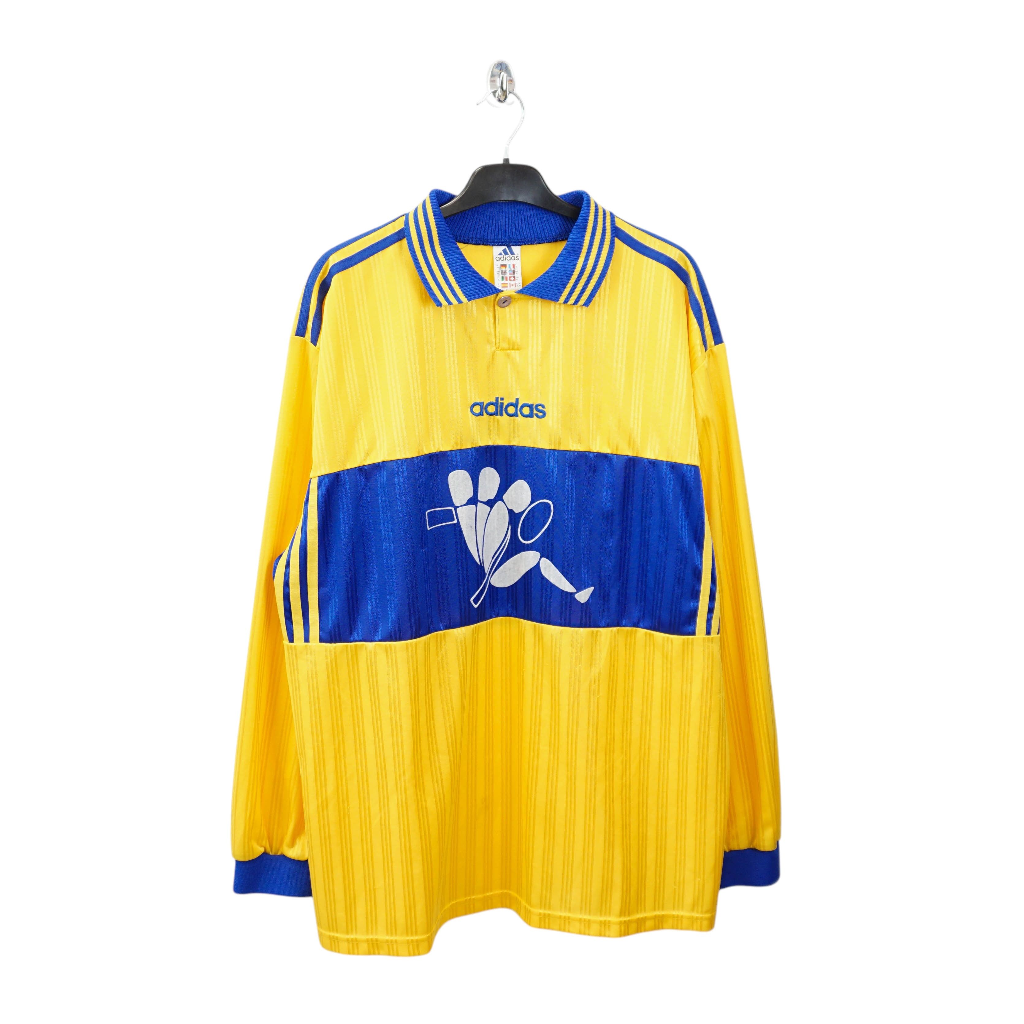 Adidas Archive 1990's Soccer/Football L/S Jersey Size US XL / EU 56 / 4 - 1 Thumbnail
