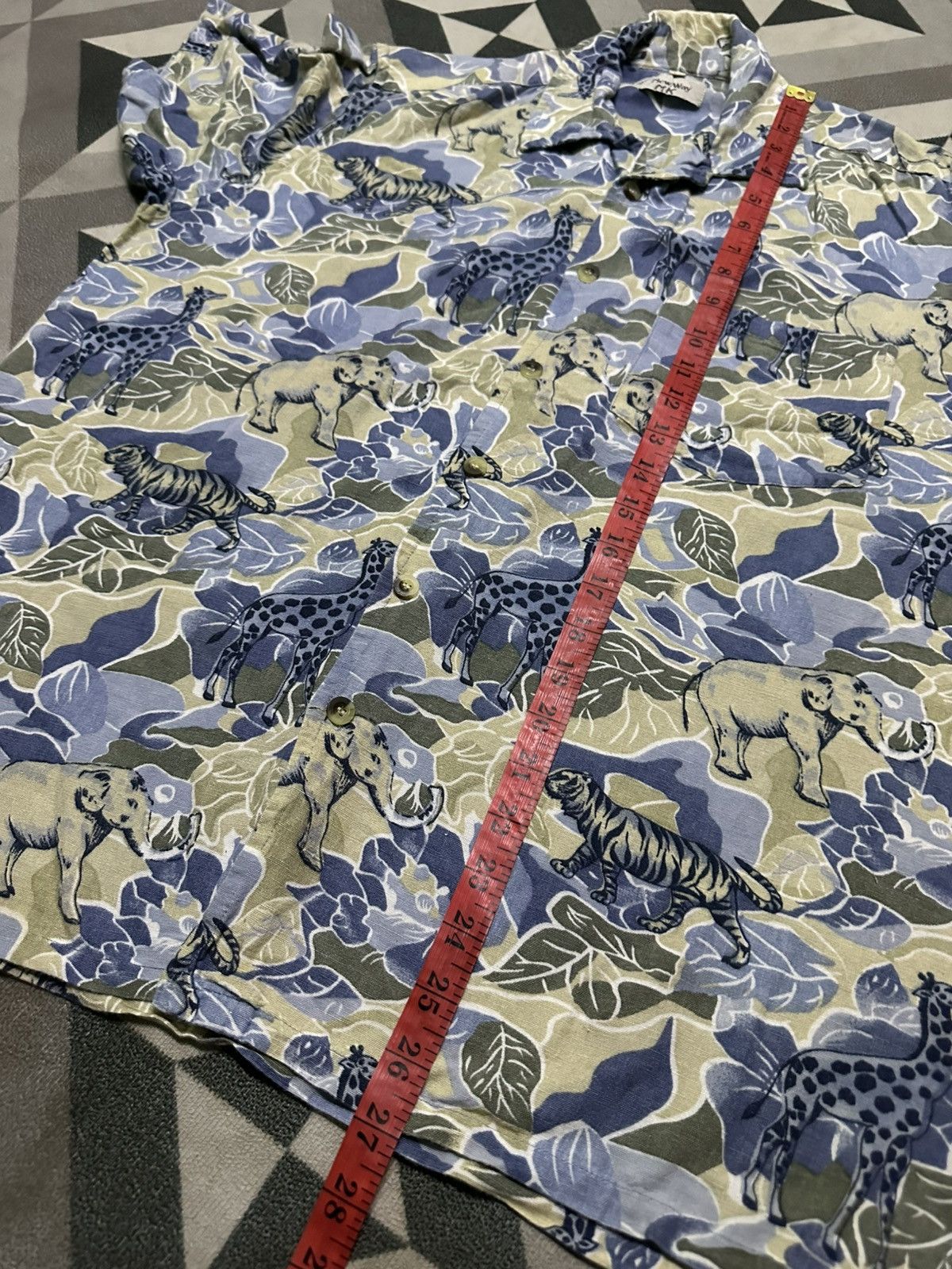 Japanese Brand Vintage new way hawaiian shirts with animal and floral print Size US M / EU 48-50 / 2 - 7 Thumbnail