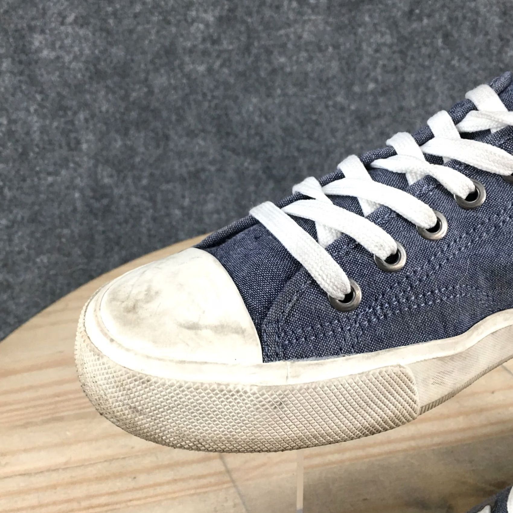 H&M H&M Shoes Womens 42 Casual Comfort Low Top Sneakers Blue Denim Lace Up Flats Shoes Width M, Breathable, Comfortable, Casual Walking Size L / US 10 / IT 46 - 6 Thumbnail