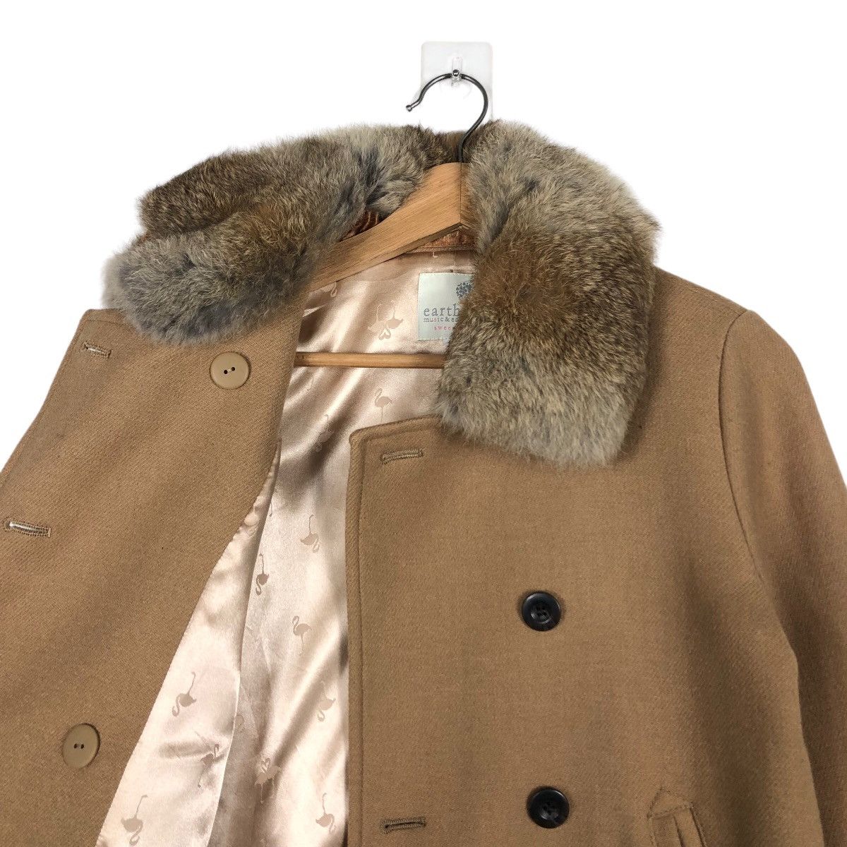 Hysteric Glamour 🔥Mink Fur Collar Double Earth Music & Ecology Japan Made Size US S / EU 44-46 / 1 - 10 Thumbnail
