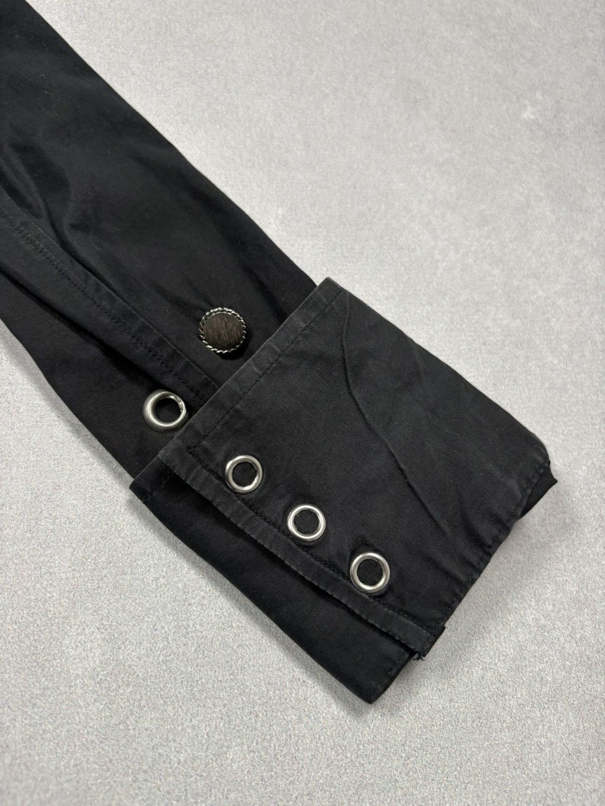 Calvin Klein Calvin Klein Jeans 00s Archival Eyelet Grommet Shirt Y2K VTG Size L / US 10 / IT 46 - 20 Thumbnail