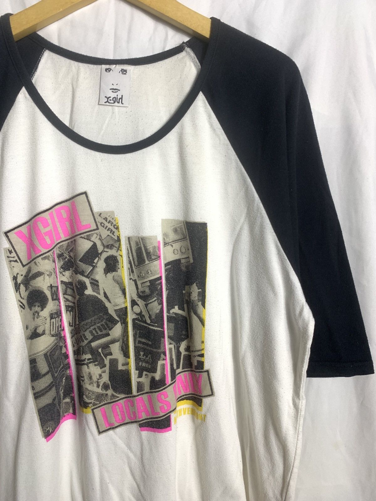 X-Girl Xgirl Japan Raglan Boxy shirt Size M / US 6-8 / IT 42-44 - 3 Thumbnail