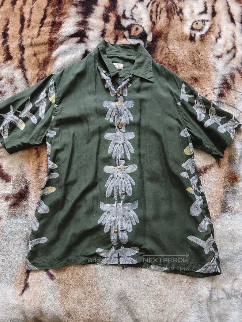 Kapital Kapital Eagle feather printed Hawaiian short-sleeved shirt Size US L / EU 52-54 / 3 - 1 Thumbnail