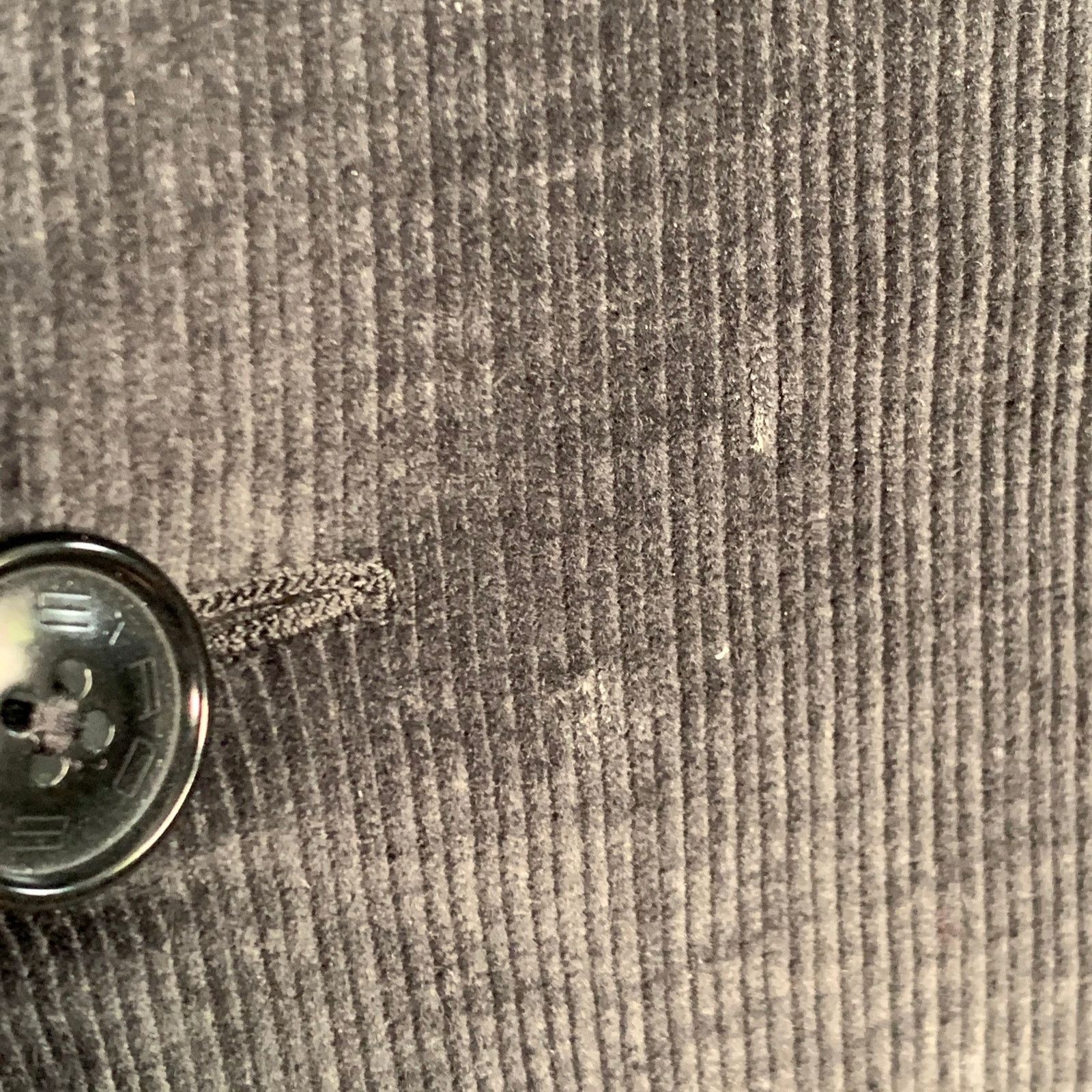 Etro Size 38 Black Corduroy Cotton Blend Notch Lapel Sport Coat Size 38R - 6 Thumbnail
