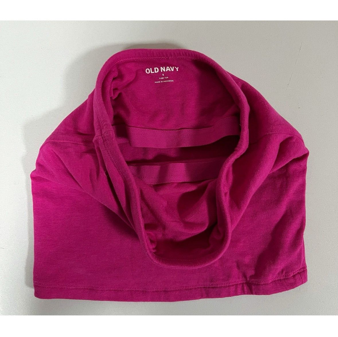 Old Navy Pink Magenta Solid Tube Top Shirt Blouse Cami Tee Size S 🩷 Size S / US 4 / IT 40 - 3 Thumbnail