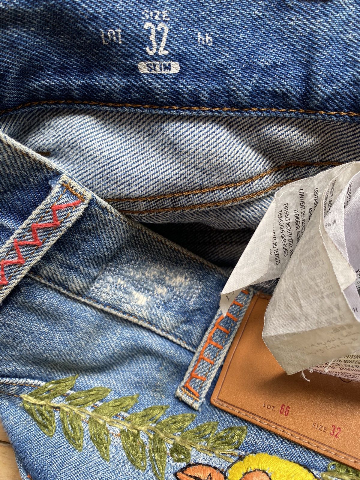 Gucci Gucci 2017 SS Embroidered Denim Size US 32 / EU 48 - 17 Thumbnail