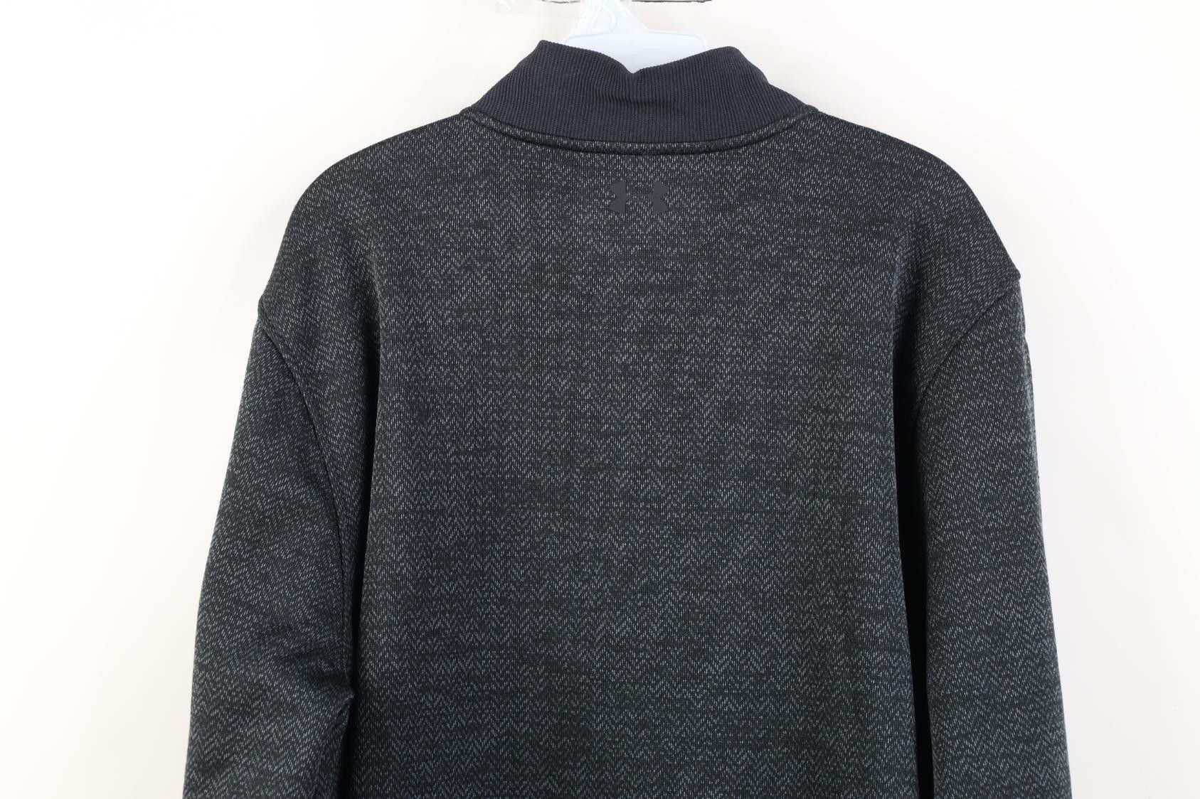 Under Armour Under Armour ColdGear Herringbone 1/4 Zip Pullover Sweater Size US XL / EU 56 / 4 - 13 Thumbnail
