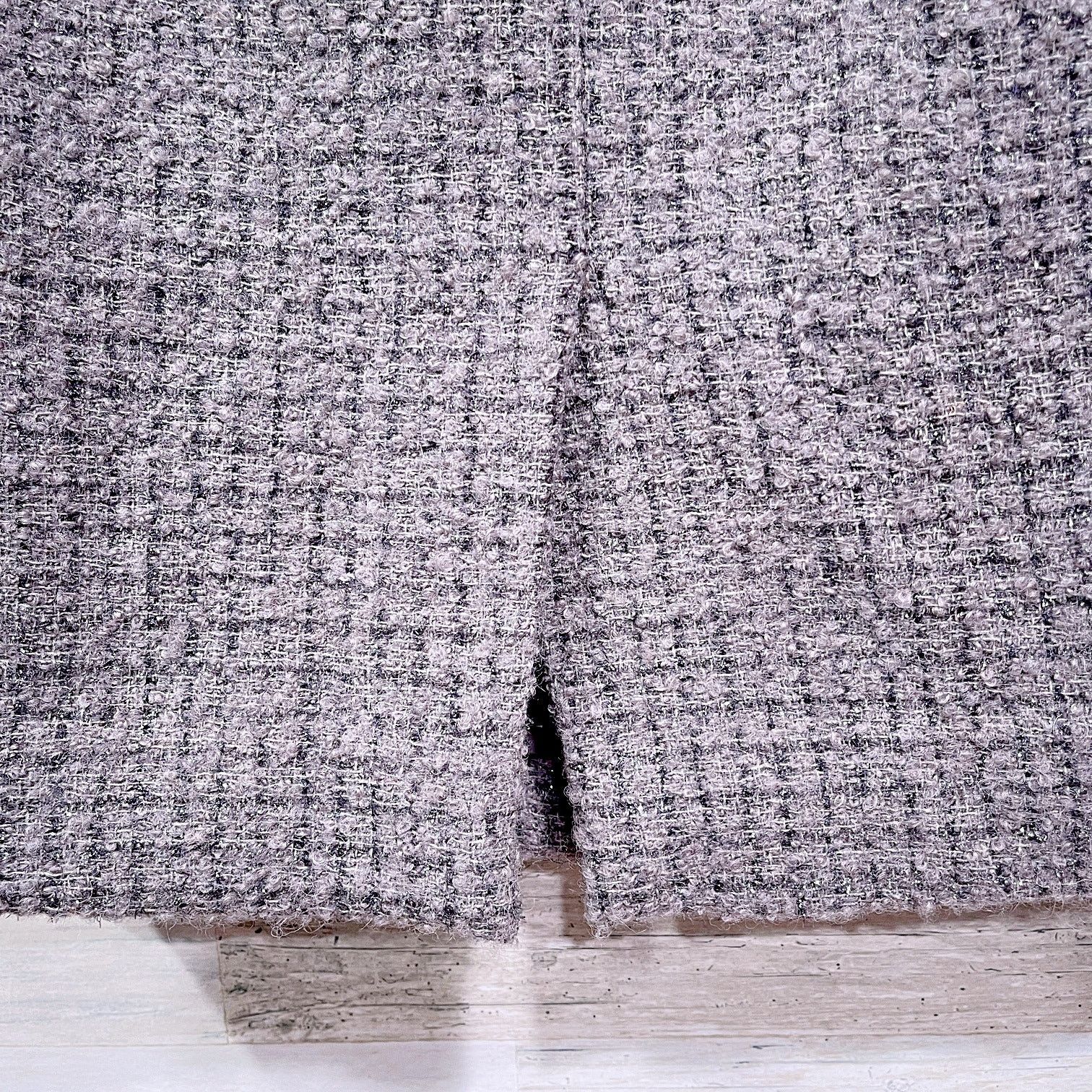 J.Crew J CREW No.2 Pencil Skirt Gray Metallic Boucle Womens 4 Size 27" / US 4 / IT 40 - 6 Thumbnail