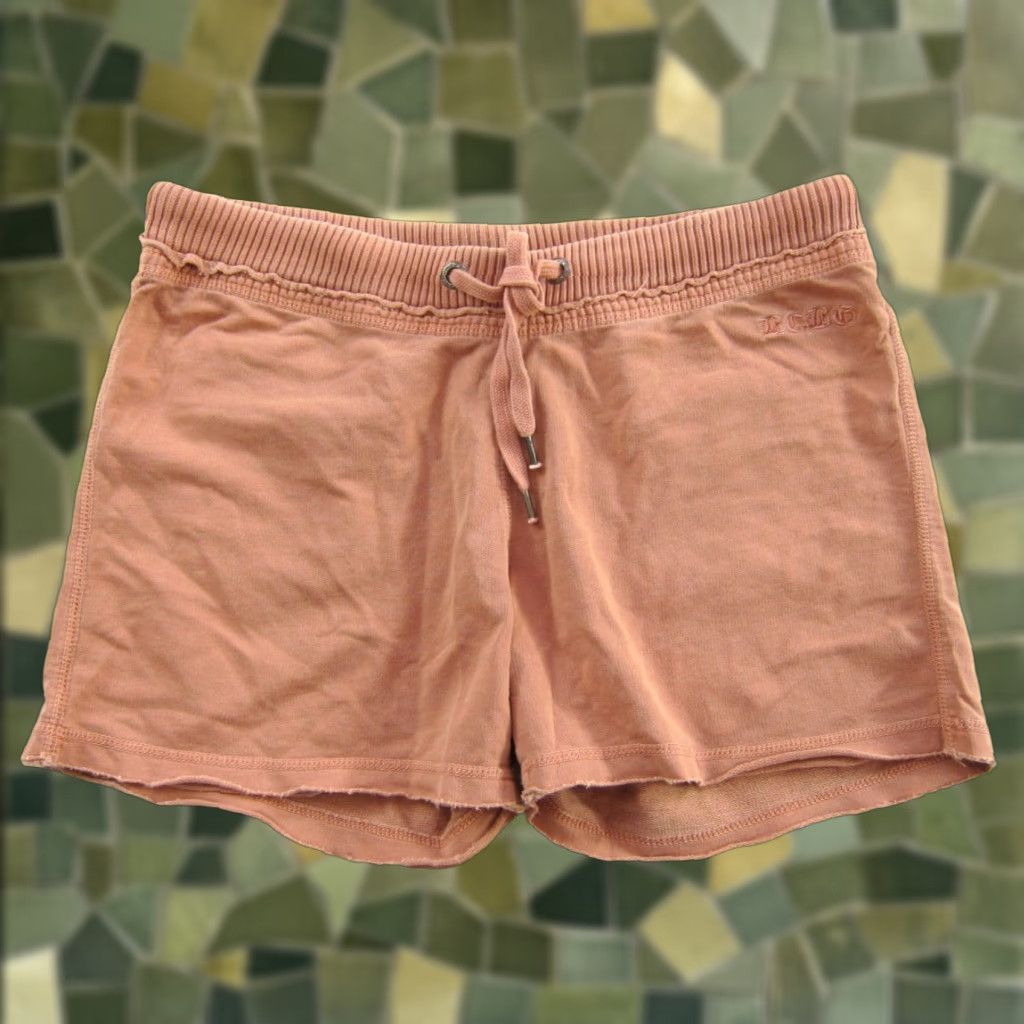 Bcbgmaxazria BCBGMAXAZRIA Sunset Pink Shirt Women M 100% Cotton Jersey Back Pocket Shorts Pink 30" waist 3.5" inseam Women Size M / US 6-8 / IT 42-44 - 1 Thumbnail
