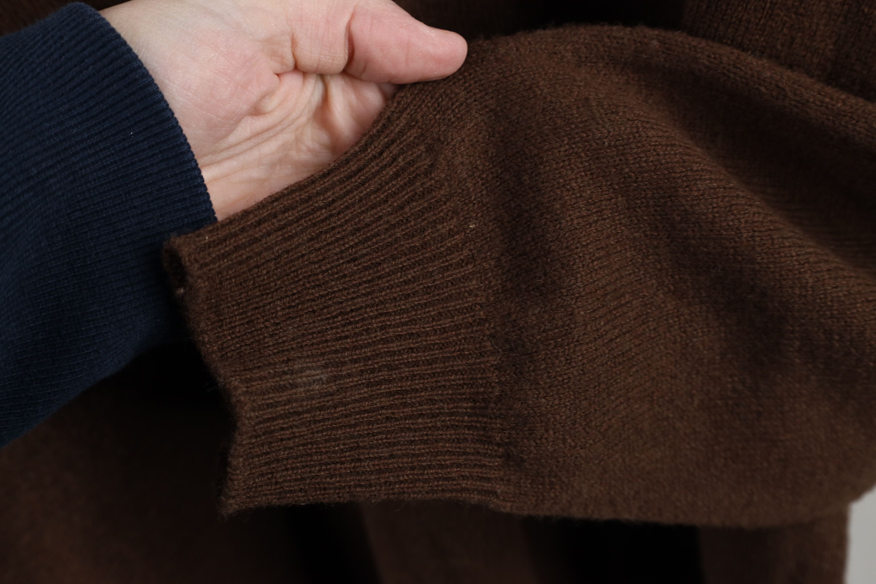 Vintage Vintage 70s Marchbank Gleneagles Wool Knit Sweater Brown Size US XL / EU 56 / 4 - 6 Thumbnail