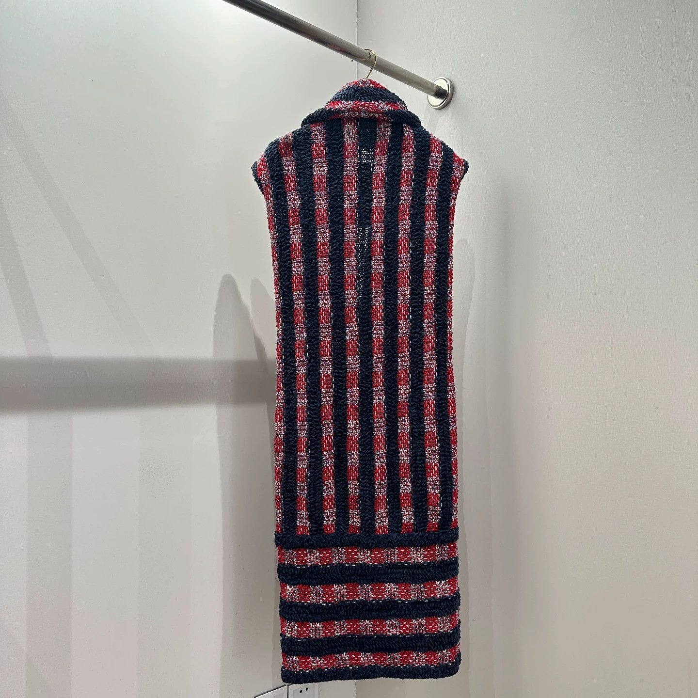 Chanel Chanel feb415 Plaid DB Sleeveless Knit Dress 36 Cotton Size XS / US 0-2 / IT 36-38 - 2 Thumbnail