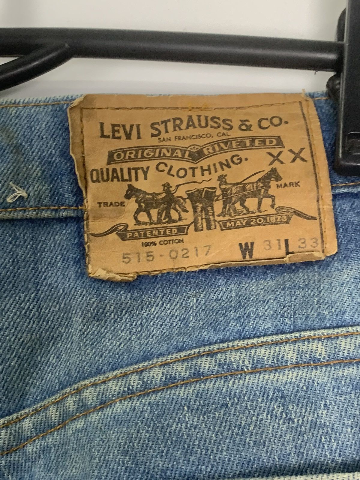 Levi's Vintage 90s Levi’s Strauss & Co distressed pant Size US 30 / EU 46 - 15 Thumbnail