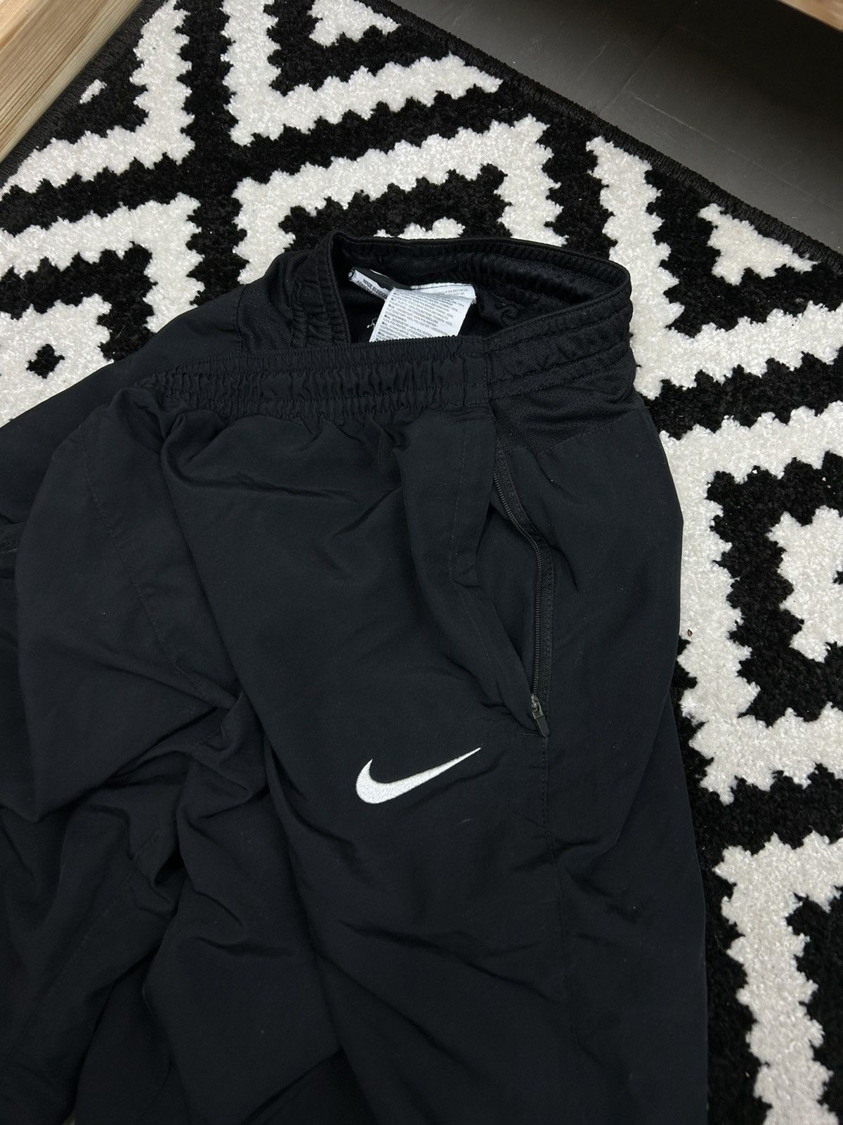 Nike × Vintage Nike Vintage Drill Black Pant size XL Size US 36 / EU 52 - 5 Thumbnail