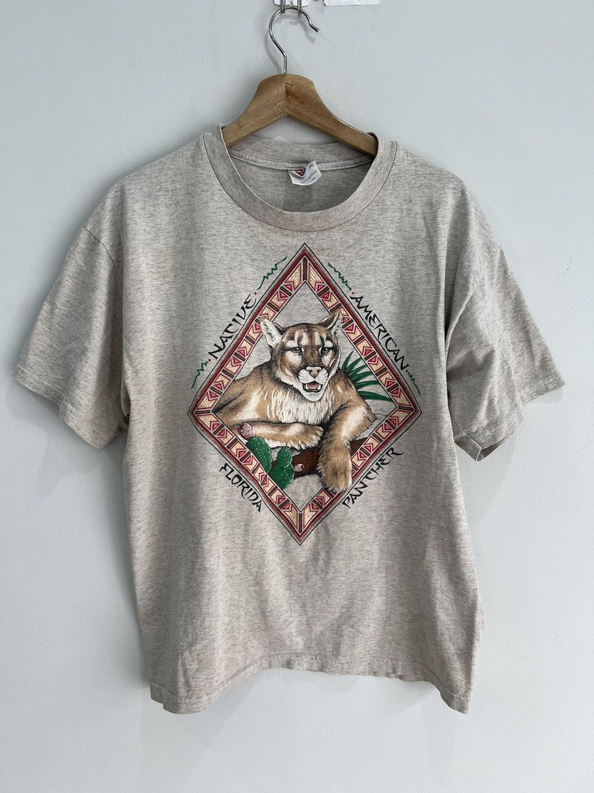 Vintage Vintage Florida Panther Tee Shirt animal lynx Size US L / EU 52-54 / 3 - 1 Thumbnail