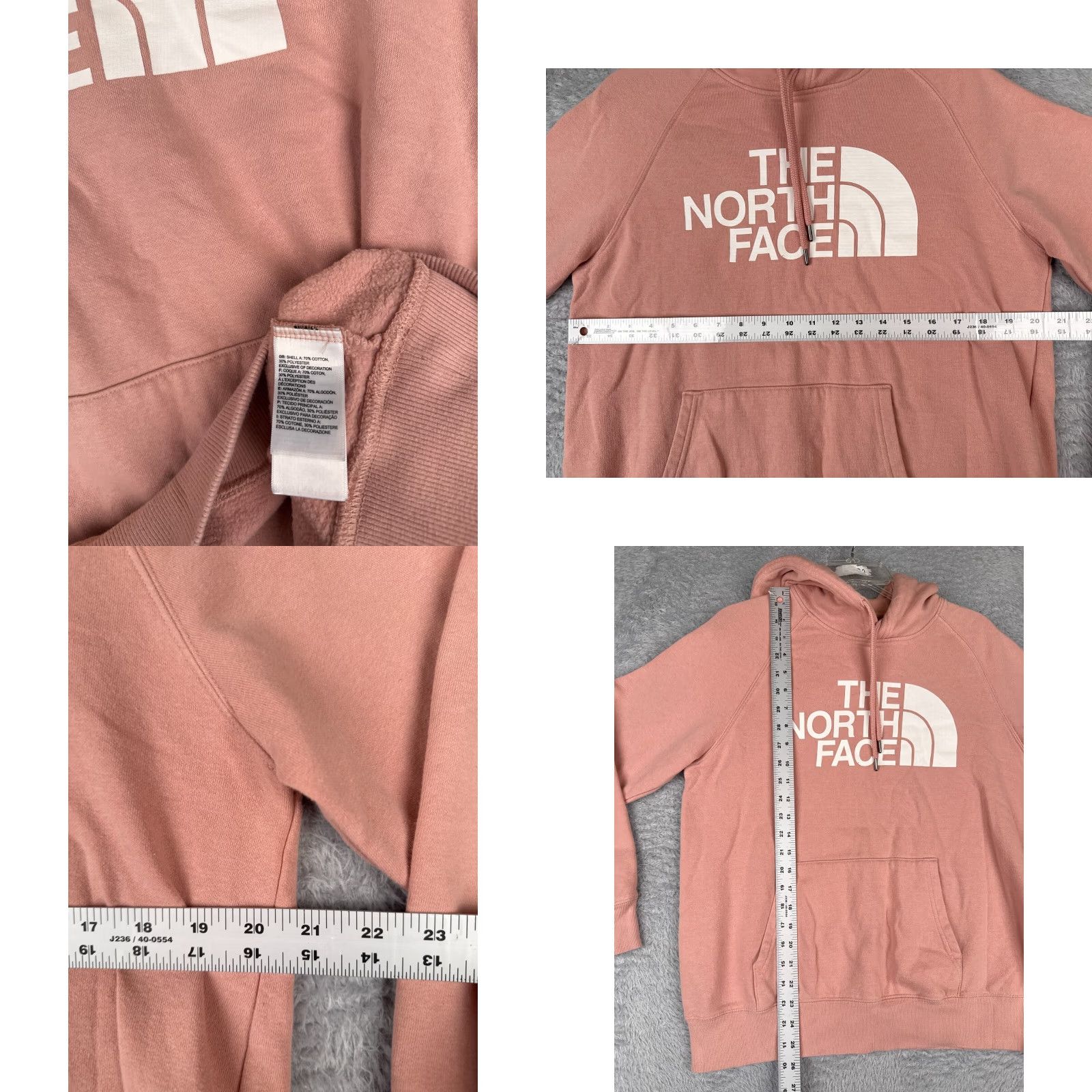 The North Face VINTAGE? No. The North Face Pink Cotton Blend Pullover Hoodie Women M Casual Size M / US 6-8 / IT 42-44 - 8 Thumbnail