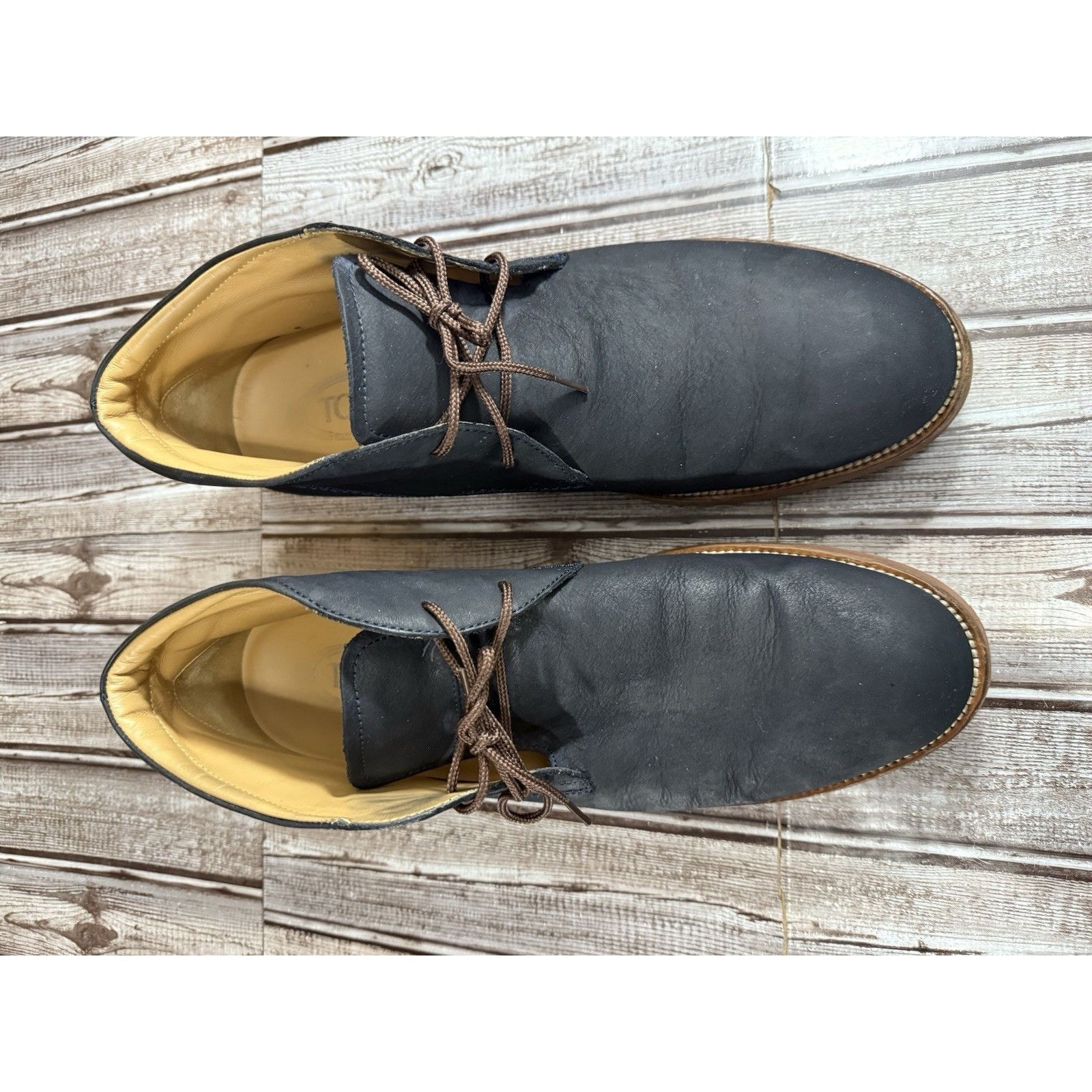 Tod's TOD’s Suede Chukka Boots Size 10 Color Dark Blue Size US 10 / EU 43 - 5 Thumbnail