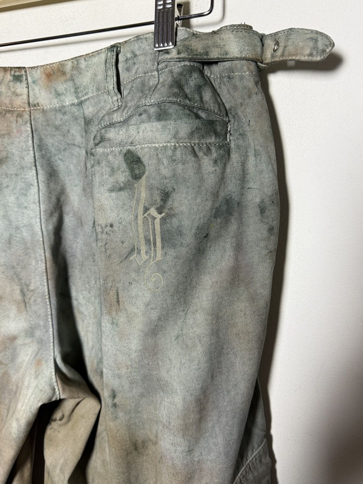 Katharine Hamnett London vintage Katharine Hamnett cargo pants oil-stained palette Size US 32 / EU 48 - 8 Thumbnail