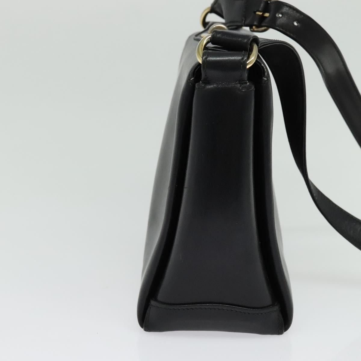 Gucci GUCCI Shoulder Bag Leather Black Gold Size ONE SIZE - 5 Thumbnail