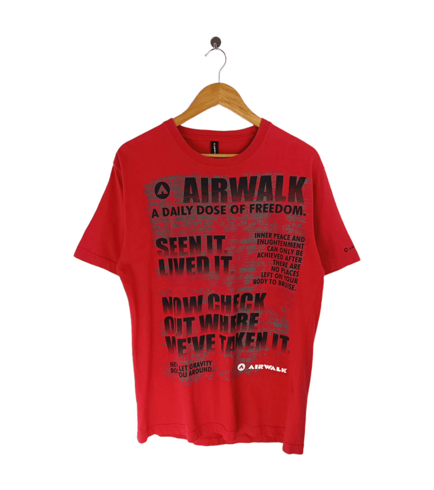 Airwalk VINTAGE Y2K AIRWALK STYLE POEM QUOTE THIS IS Y2K VERY RARE Size US M / EU 48-50 / 2 - 1 Thumbnail