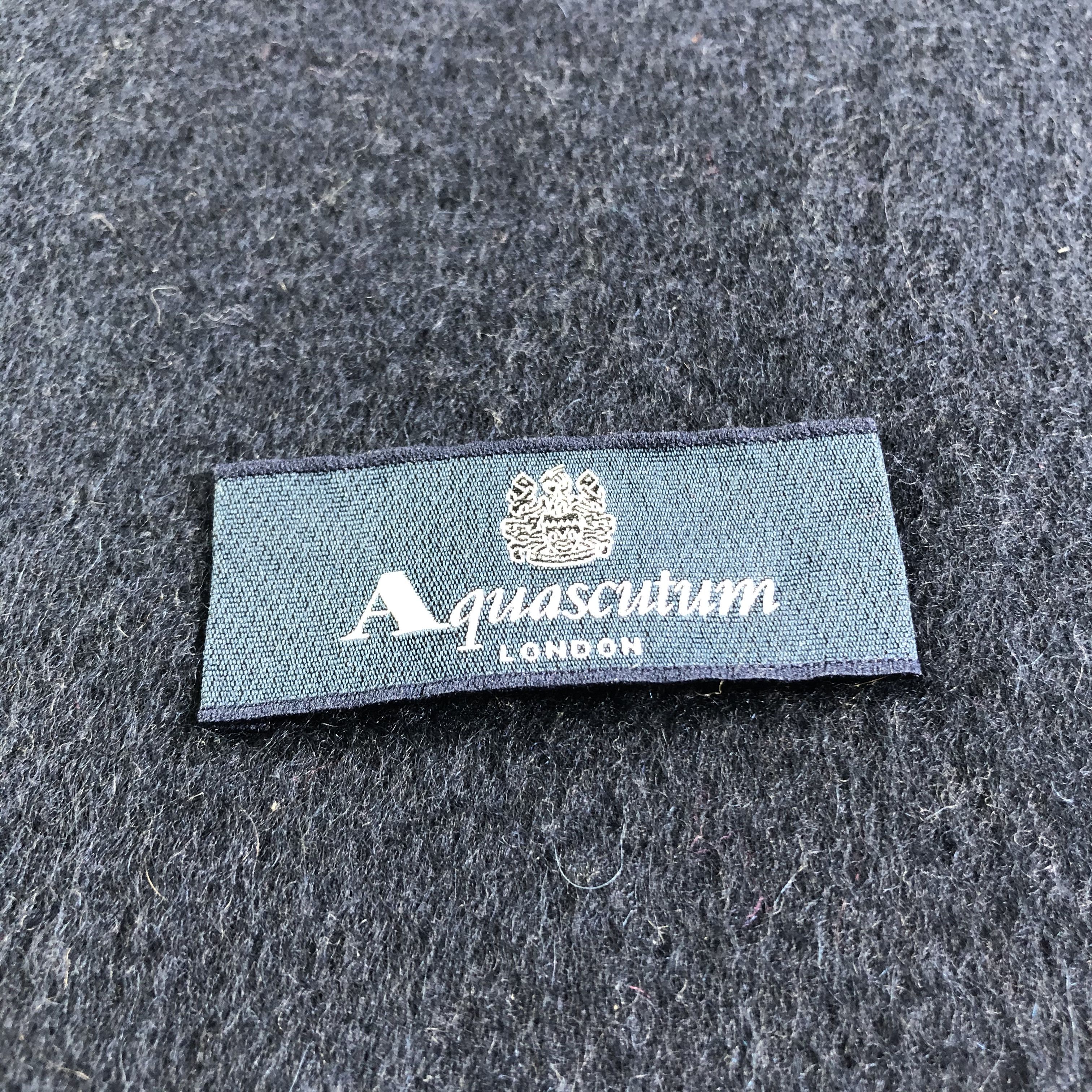 Aquascutum Aquascutum Cashmere Scarf Muffler Neckwear V2447 Size ONE SIZE - 5 Thumbnail