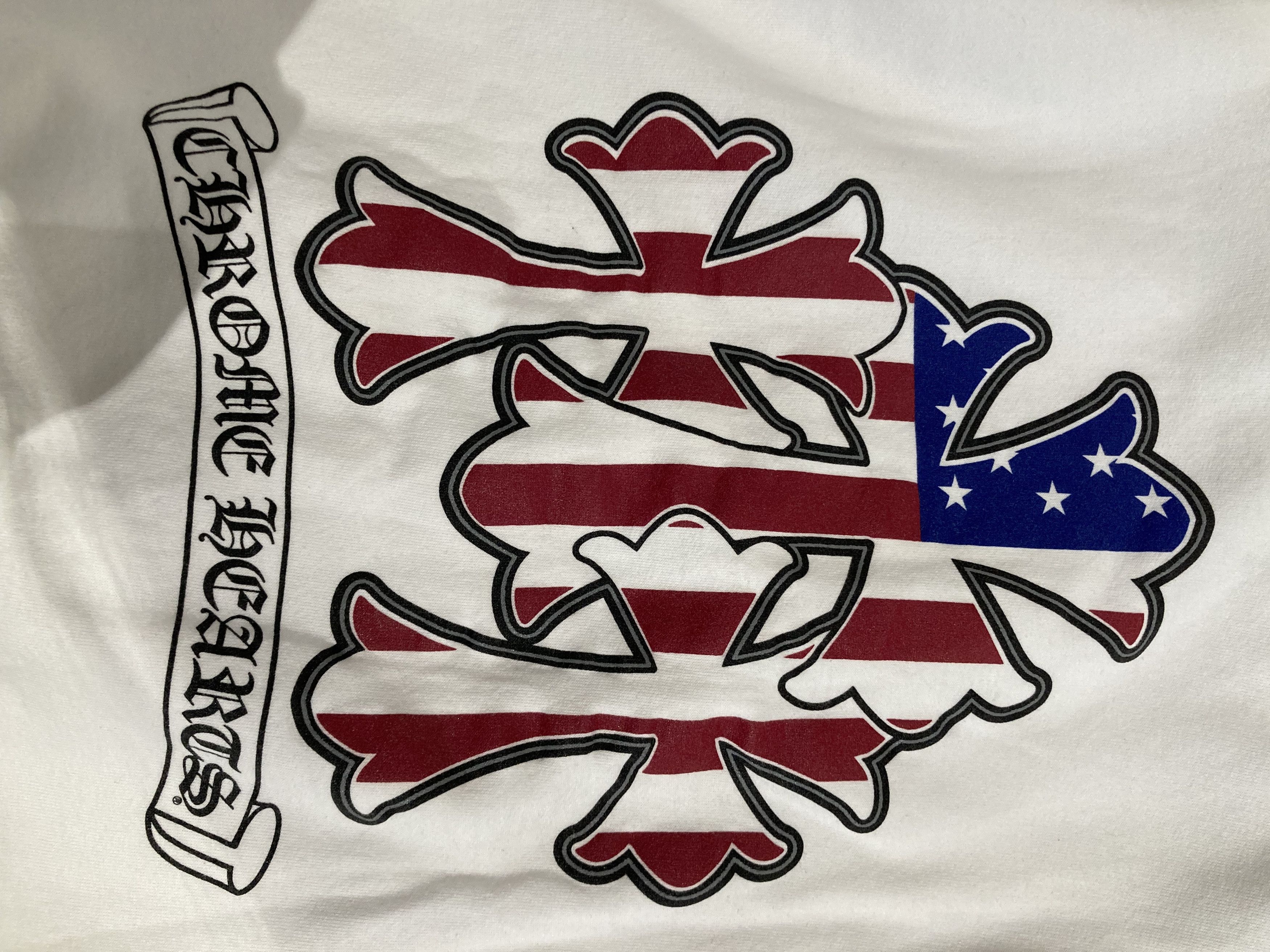 Chrome Hearts Chrome Hearts USA Flag Triple Cross Scroll Zip Up Hoodie Size US M / EU 48-50 / 2 - 9 Thumbnail