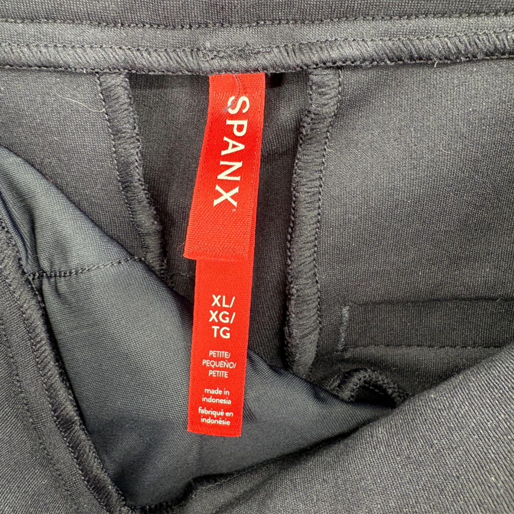 Spanx SPANX SuperSmooth PerfectFit Ponte Slim Straight Pants Womens XL Petite Blue Size 40" / US 18 - 4 Thumbnail