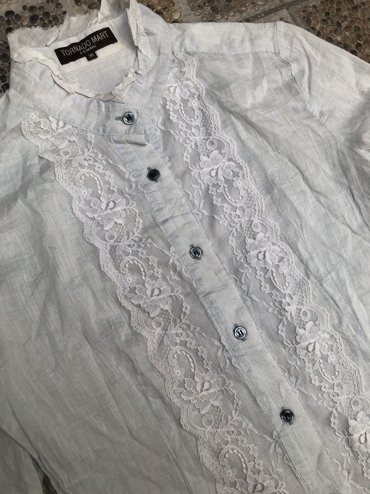 If Six Was Nine × Japanese Brand × Tornado Mart Vintage Tornado Mart Femme ButtonUp Shirt Size S / US 4 / IT 40 - 3 Thumbnail